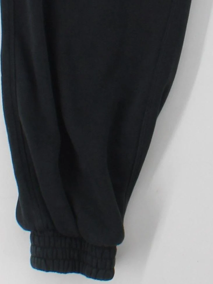 Converse Men's Sports Bottoms S Black Cotton with Polyester Sweatpants - Image 4