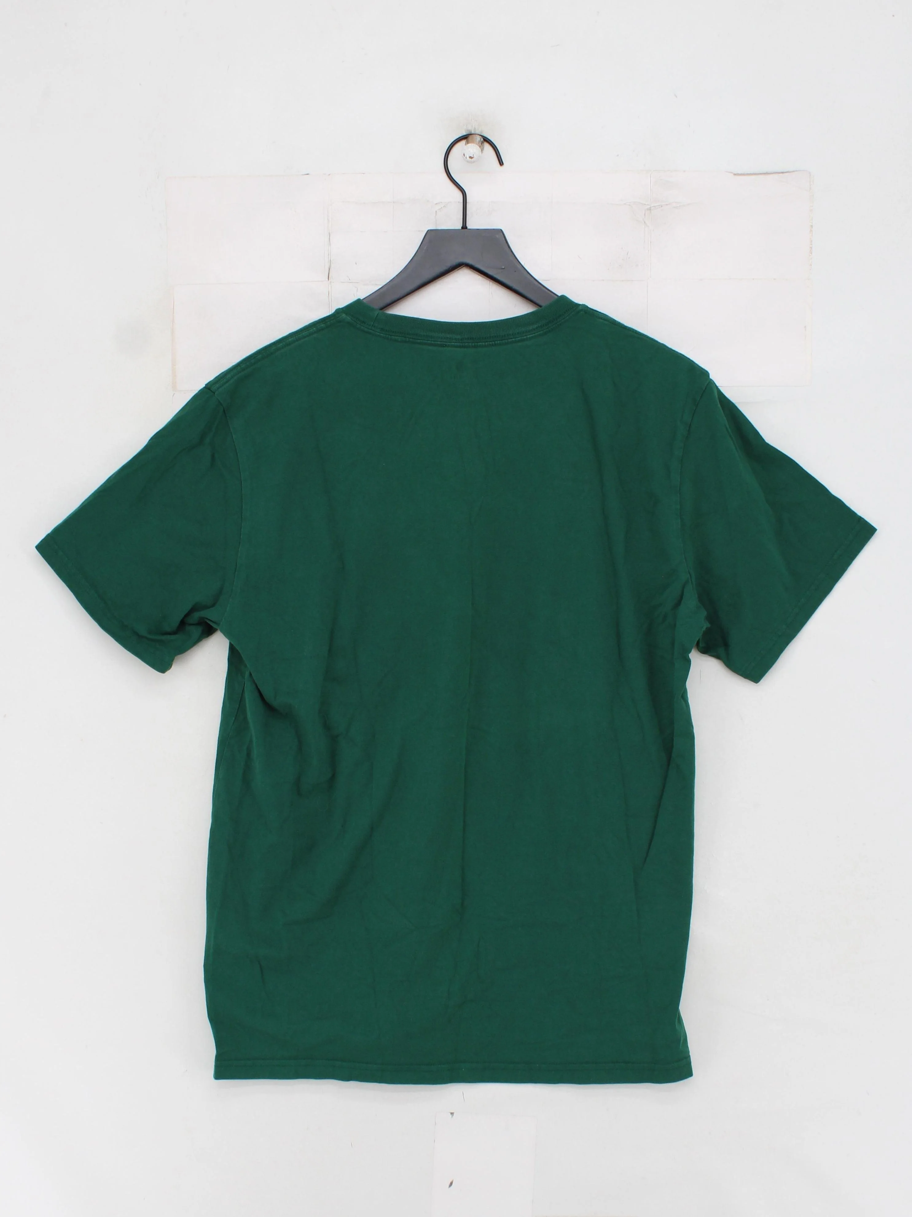 Converse Men's T-Shirt XL Green Graphic 100% Cotton Basic - Image 2