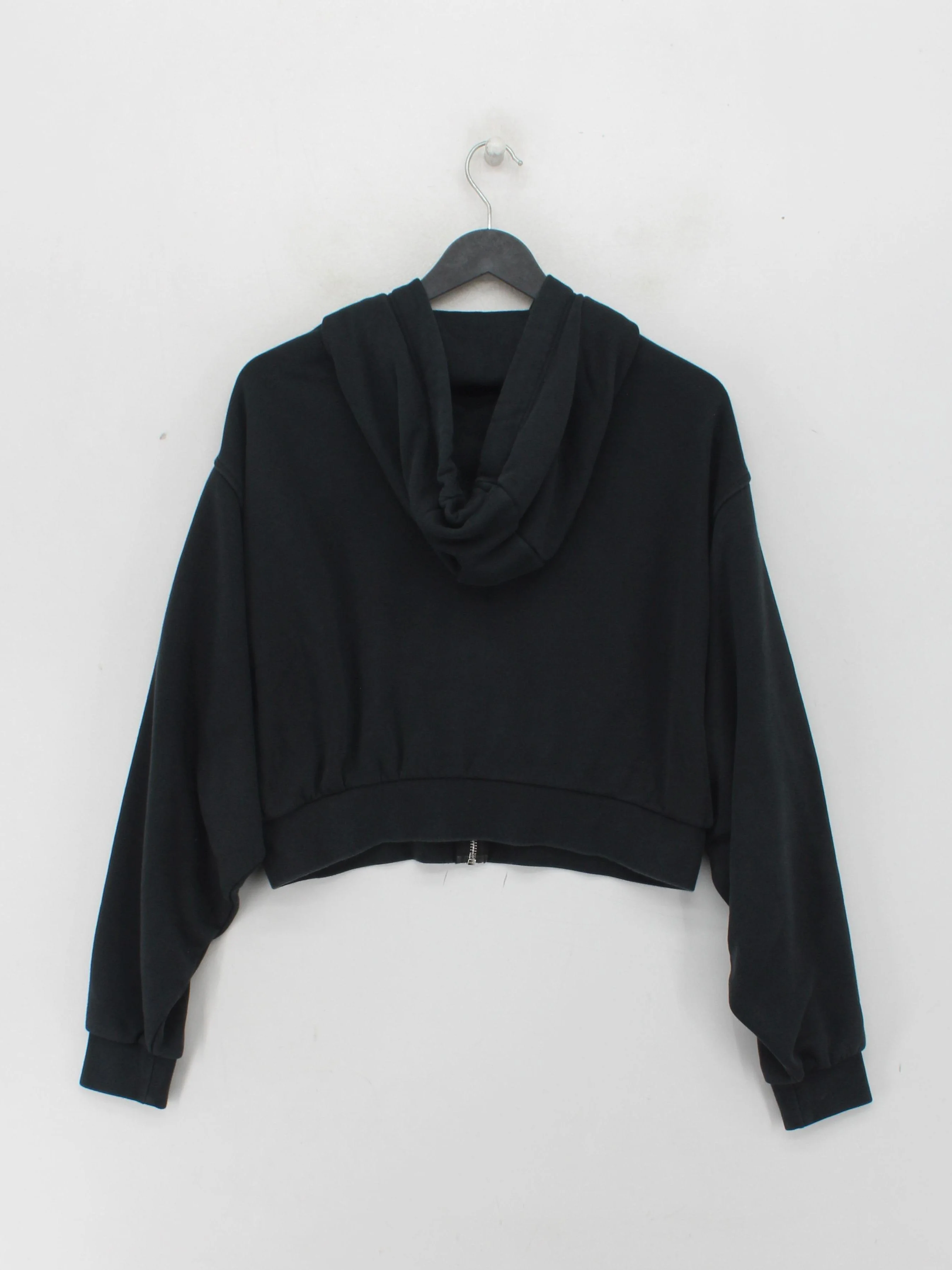 Converse Women's Hoodie S Black Cotton with Polyester Pullover - Image 2