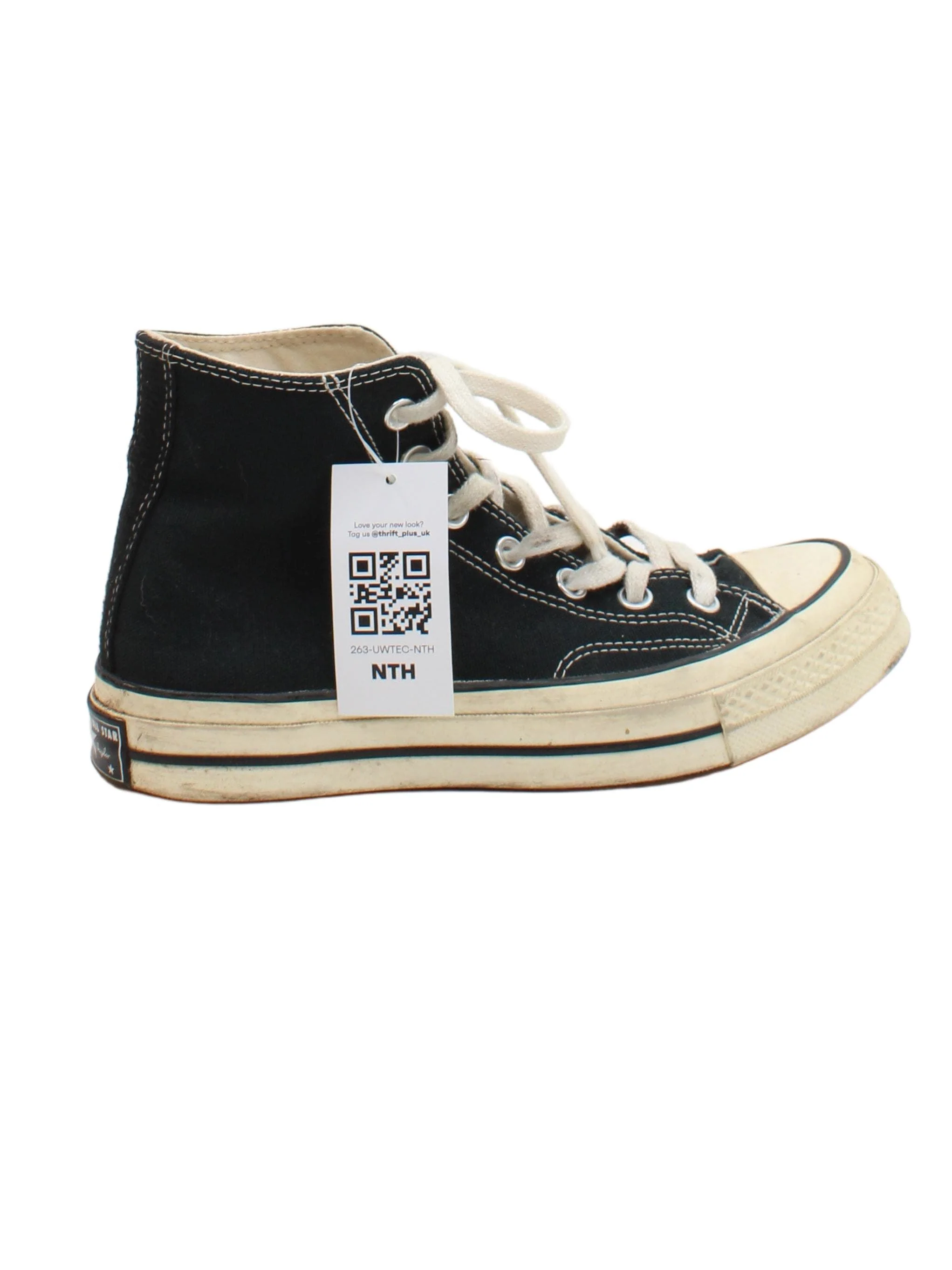 Converse Women's Trainers EU37.5 in Black