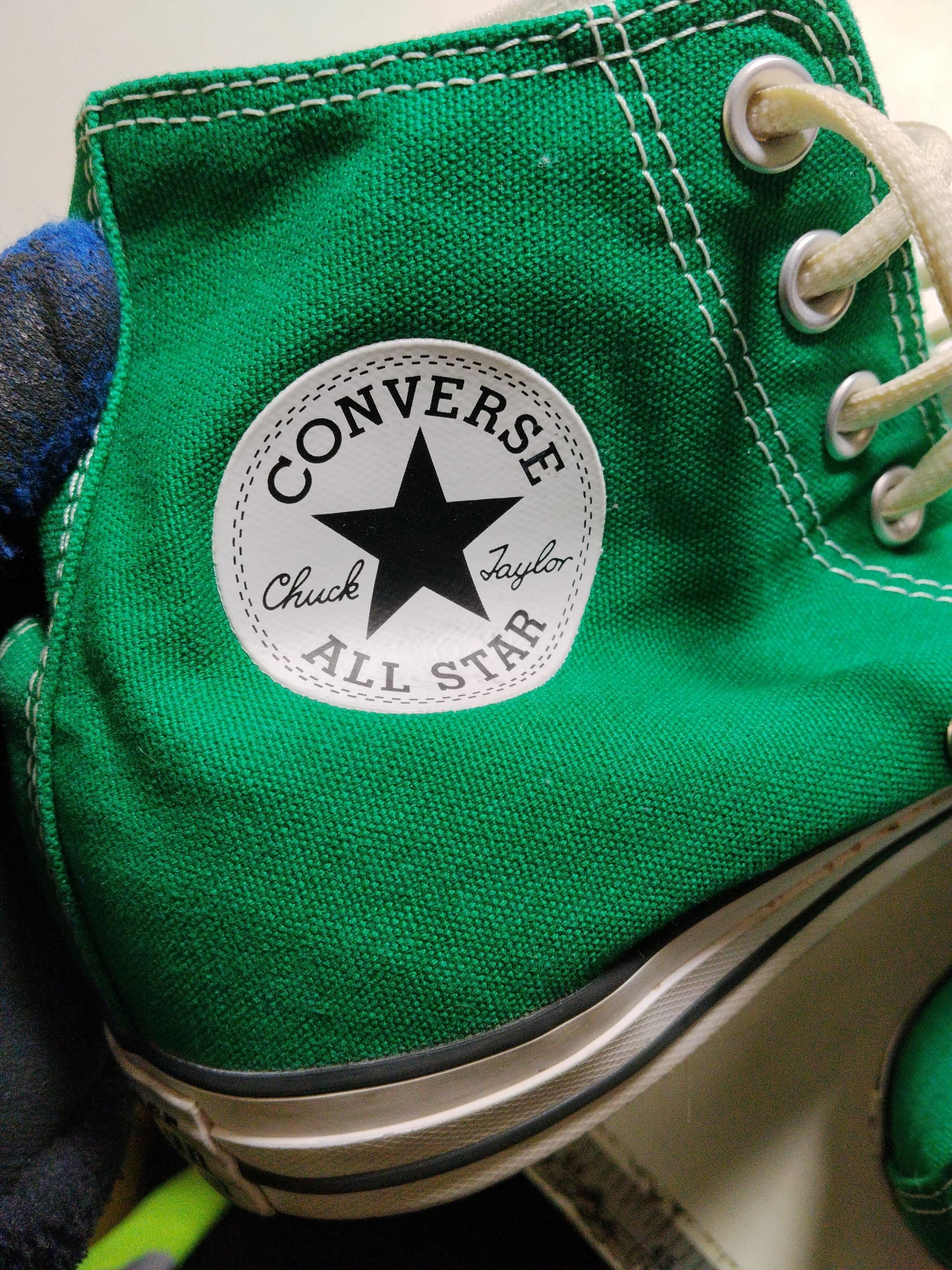 Converse Women's Trainers EU40 in Green - Image 9