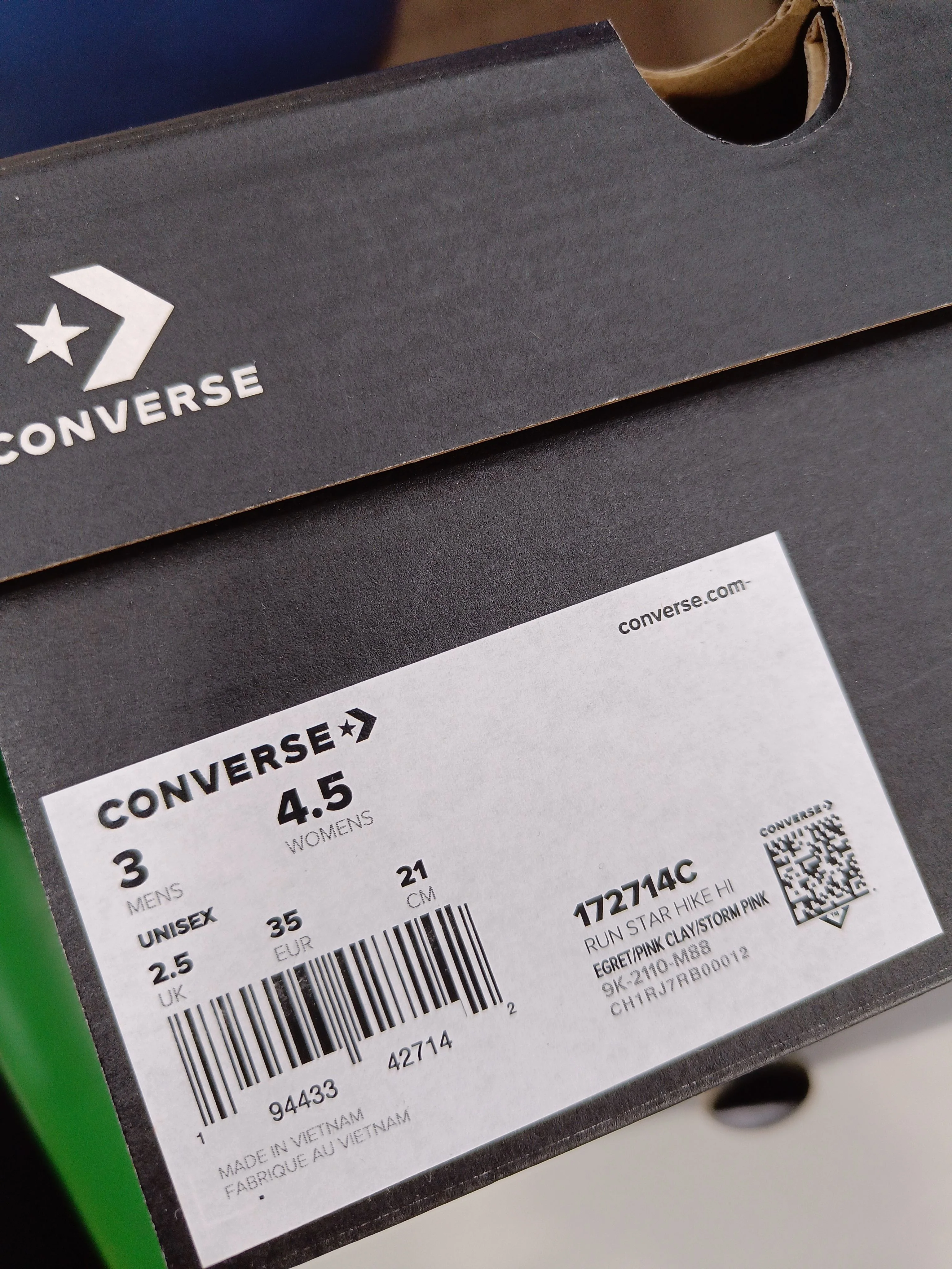 Converse Women's Trainers UK2.5 in Pink RRP £91 - Image 8