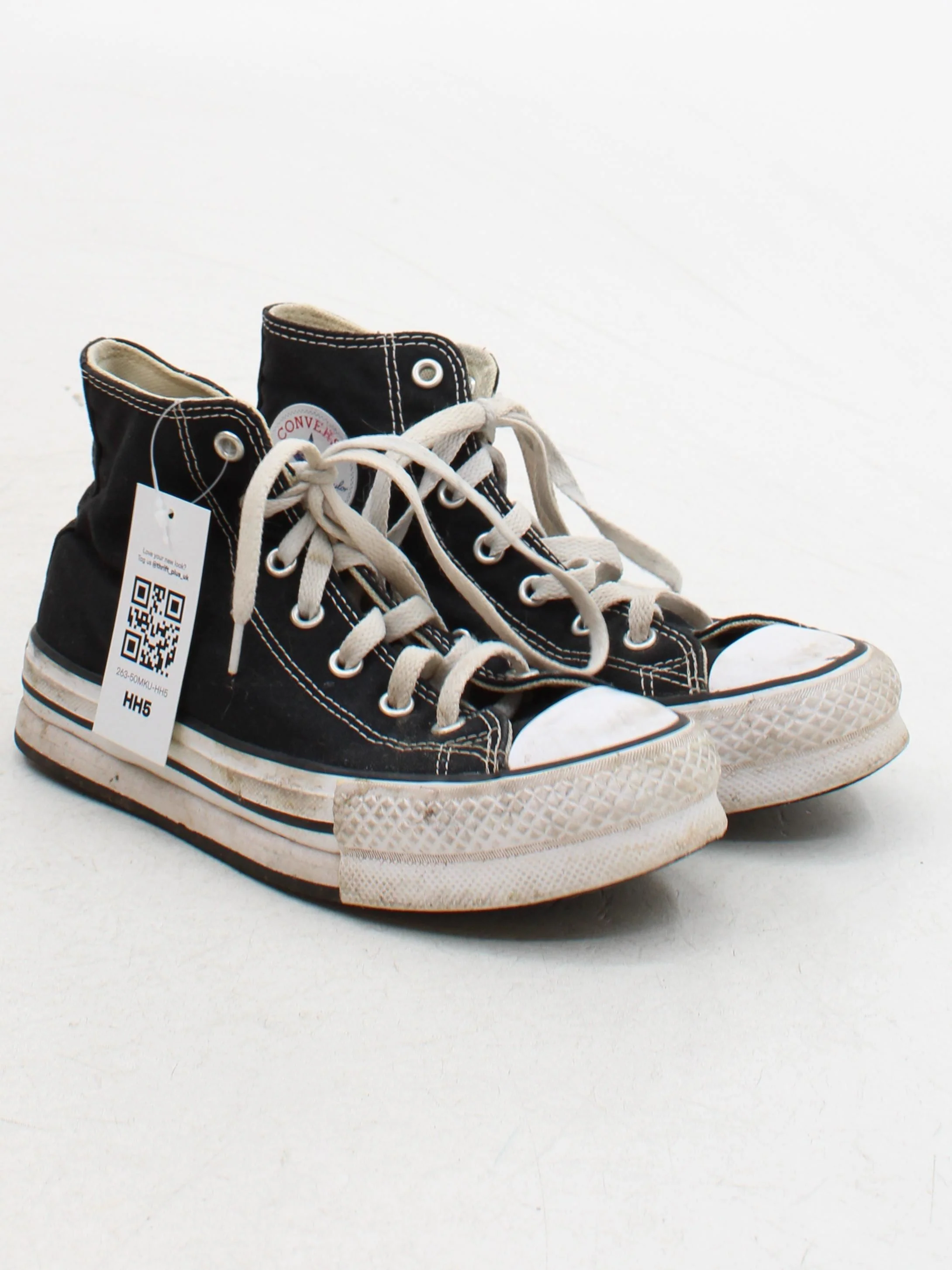 Converse Women's Trainers UK2 EU35 US4 in Black - Image 4