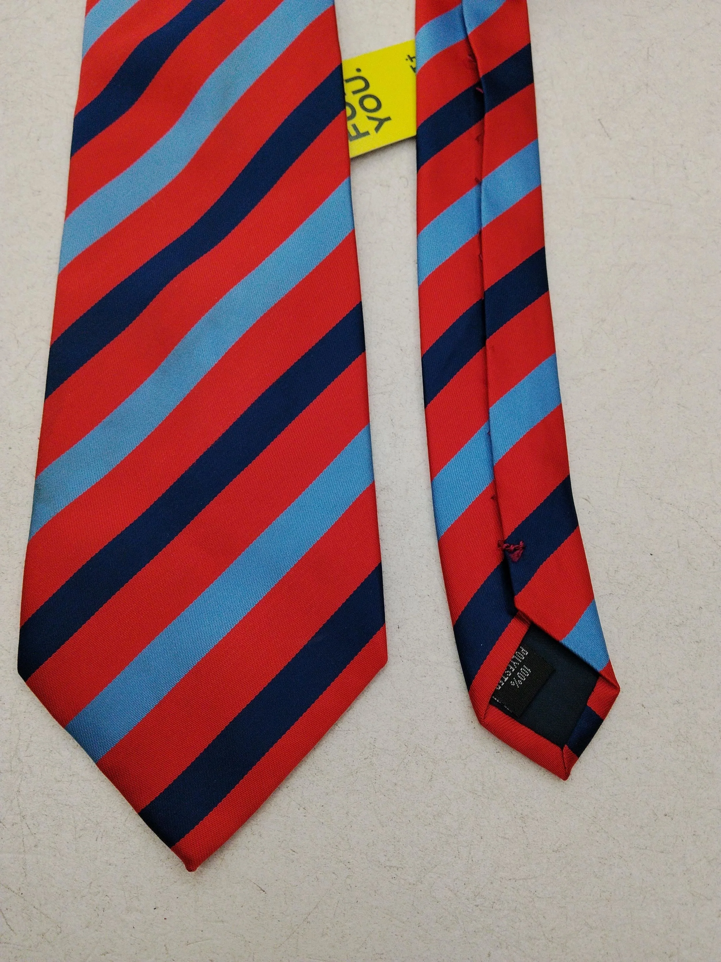 CORNELIA JAMES Men's Tie Multi Striped 100% Polyester - Image 4