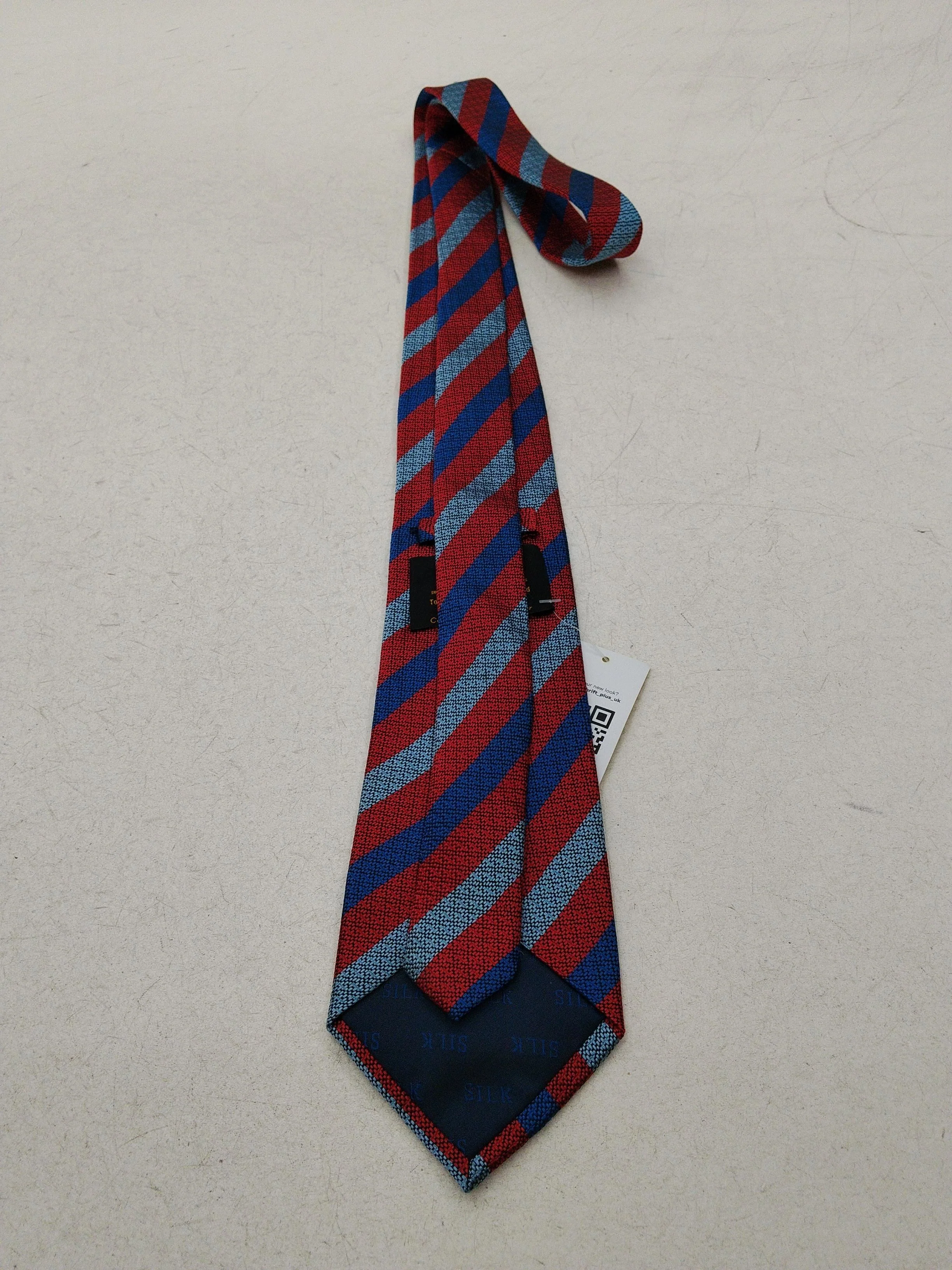 CORNELIA JAMES Men's Tie Multi Striped 100% Silk - Image 2