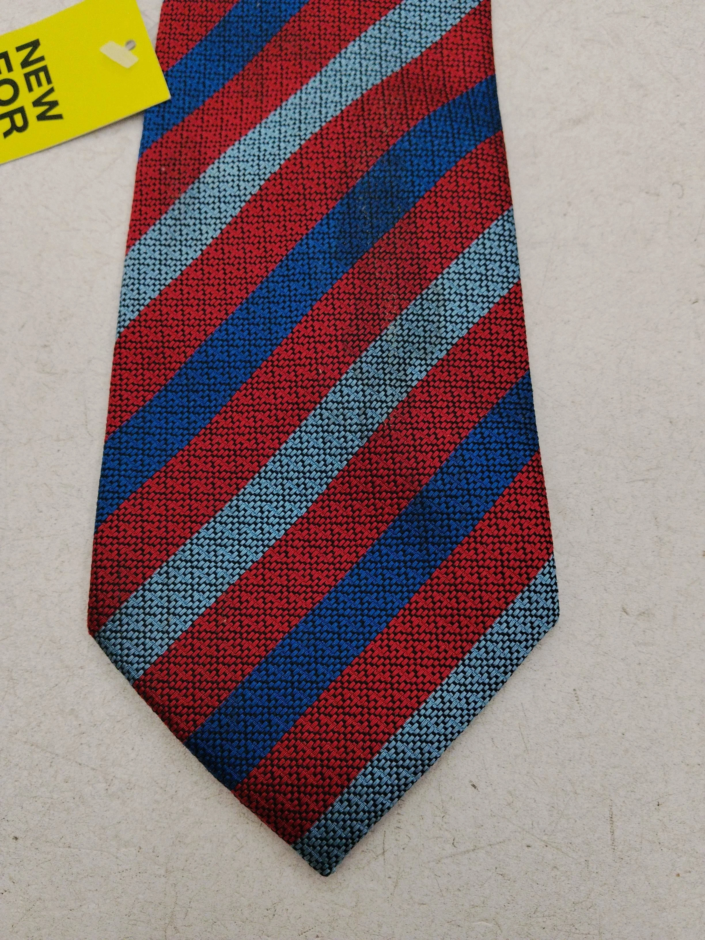 CORNELIA JAMES Men's Tie Multi Striped 100% Silk - Image 3