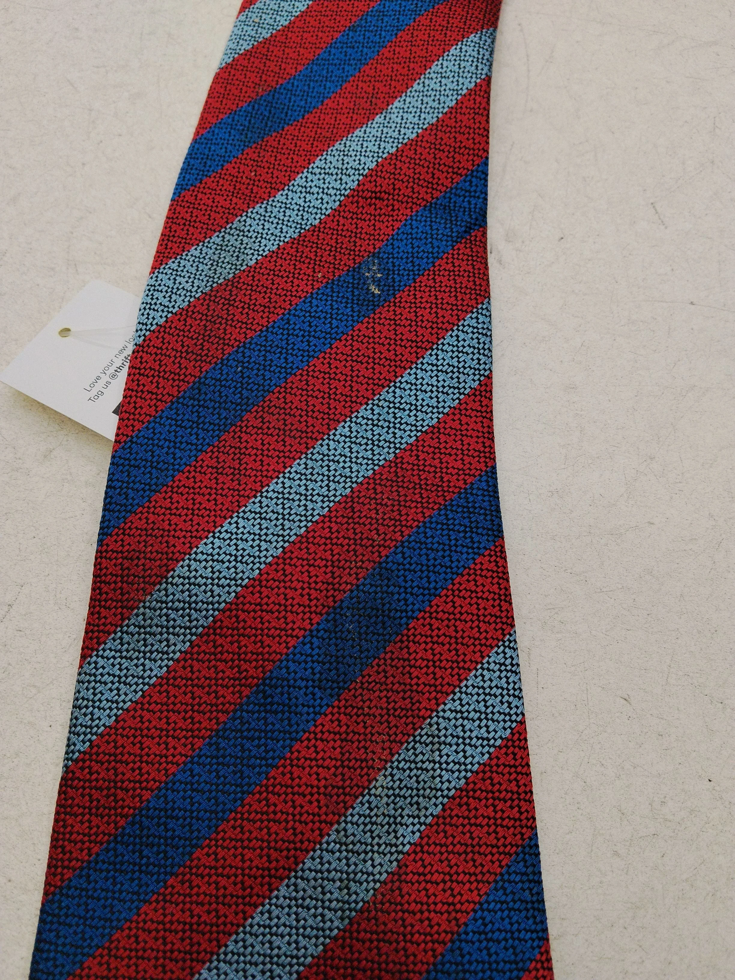 CORNELIA JAMES Men's Tie Multi Striped 100% Silk - Image 5