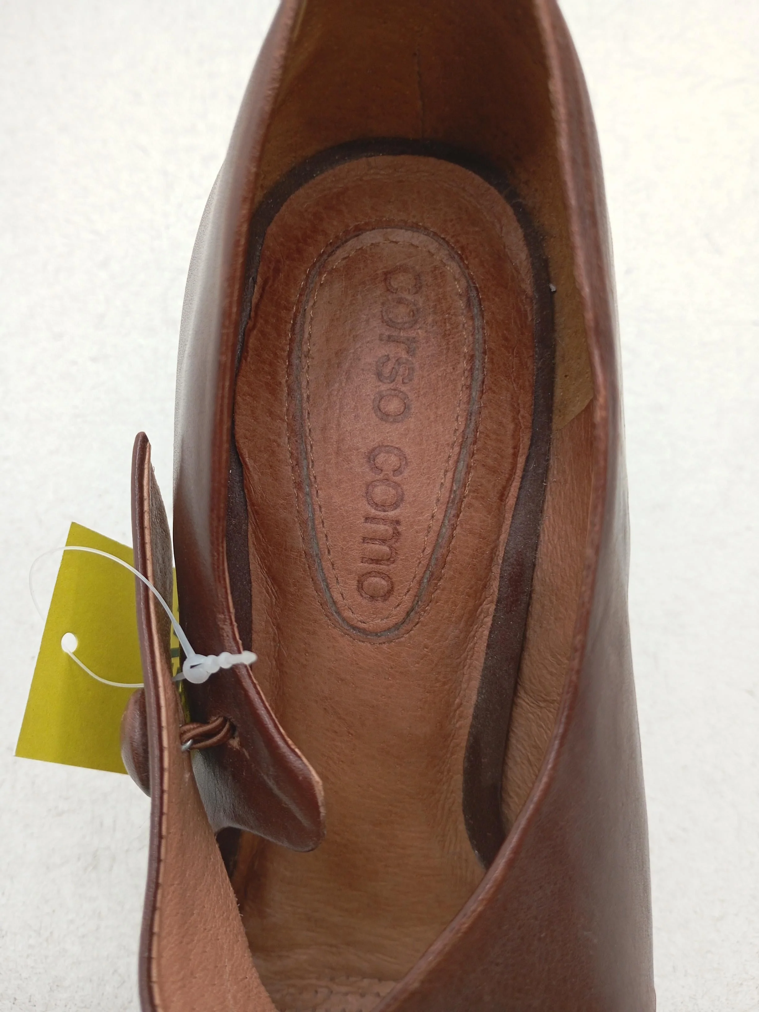 Corso Como Women's Heels UK 3 Brown 100% Leather Court - Image 6