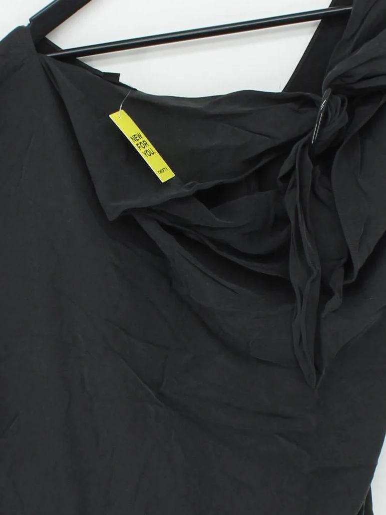 COS A-Line Midi Dress One Size in Black - Image 3