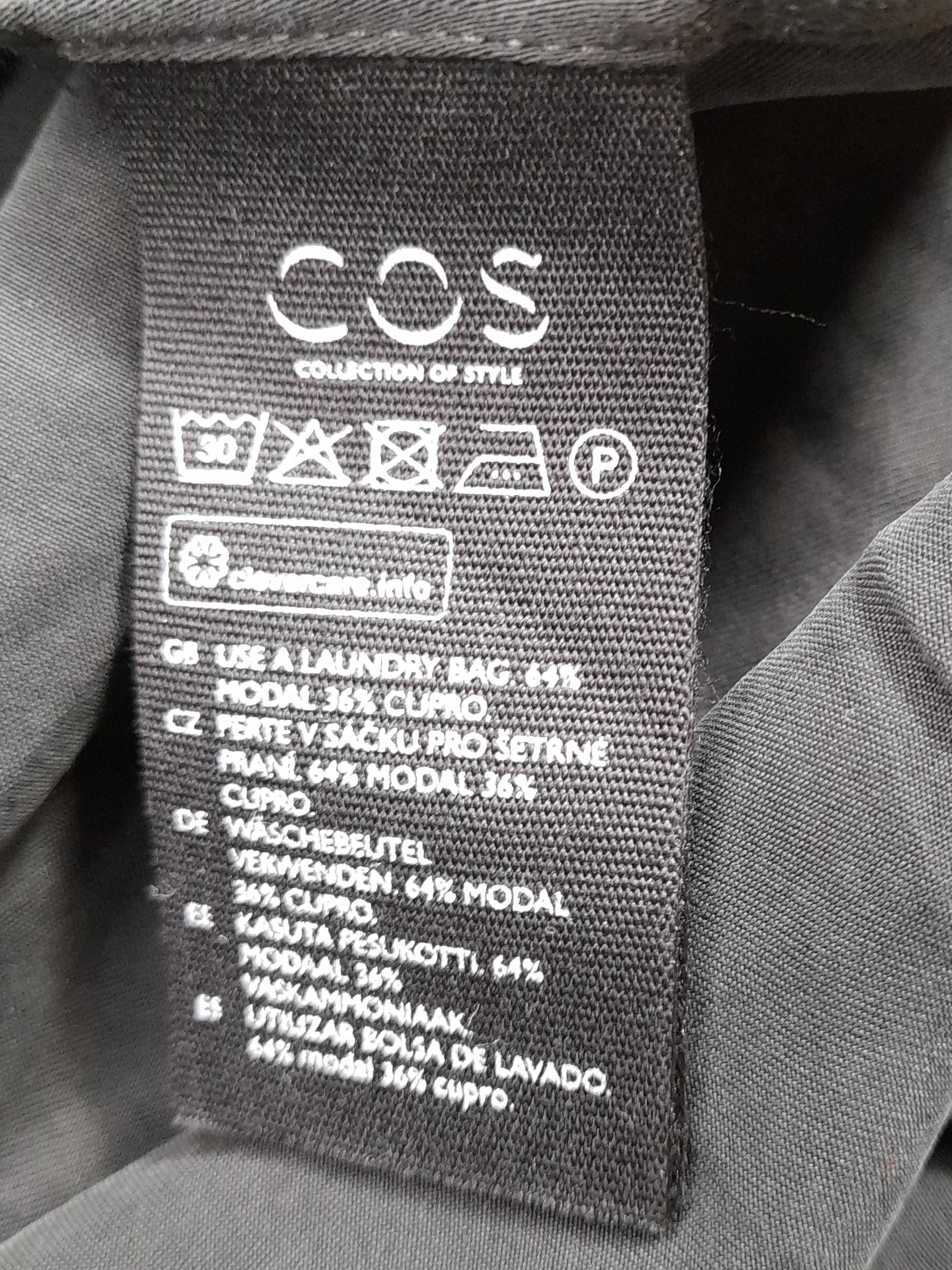 COS A-Line Midi Dress One Size in Black - Image 6