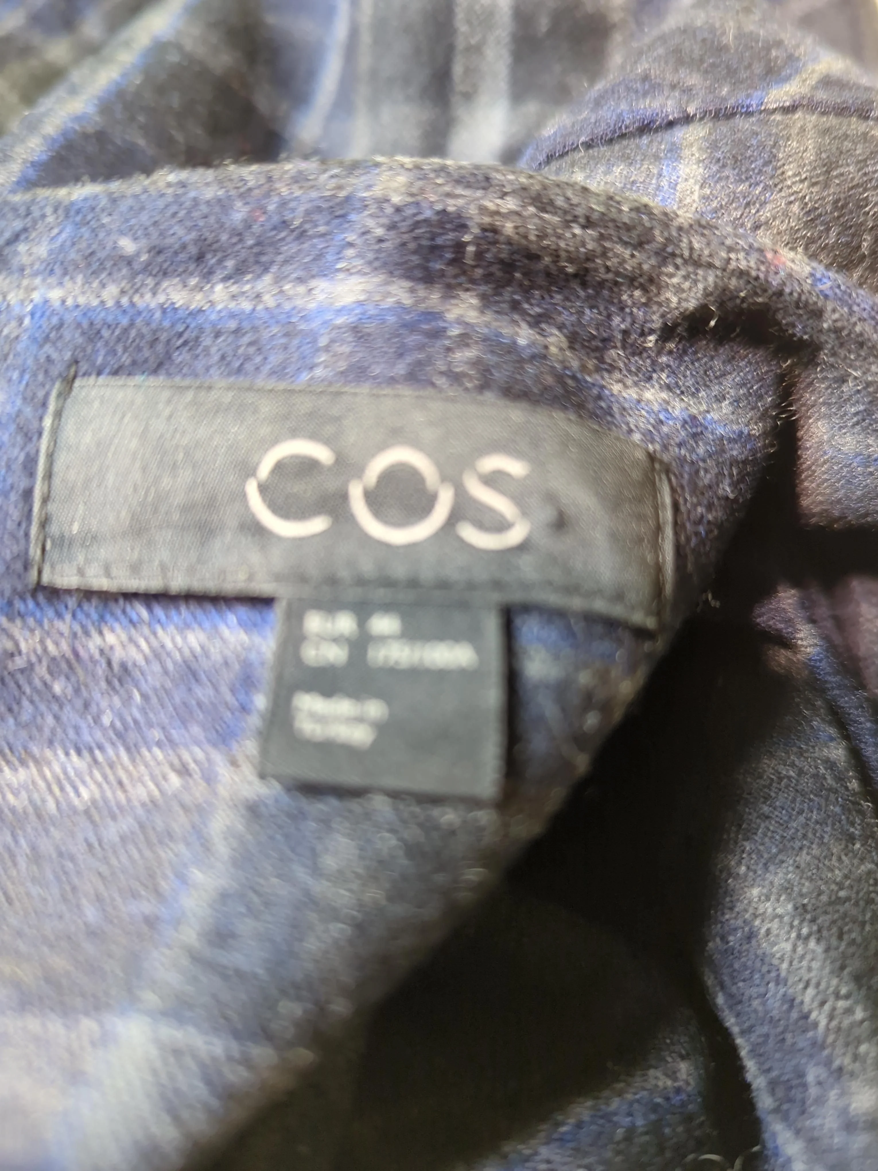 COS A-Line Mini Dress in Blue - Image 5