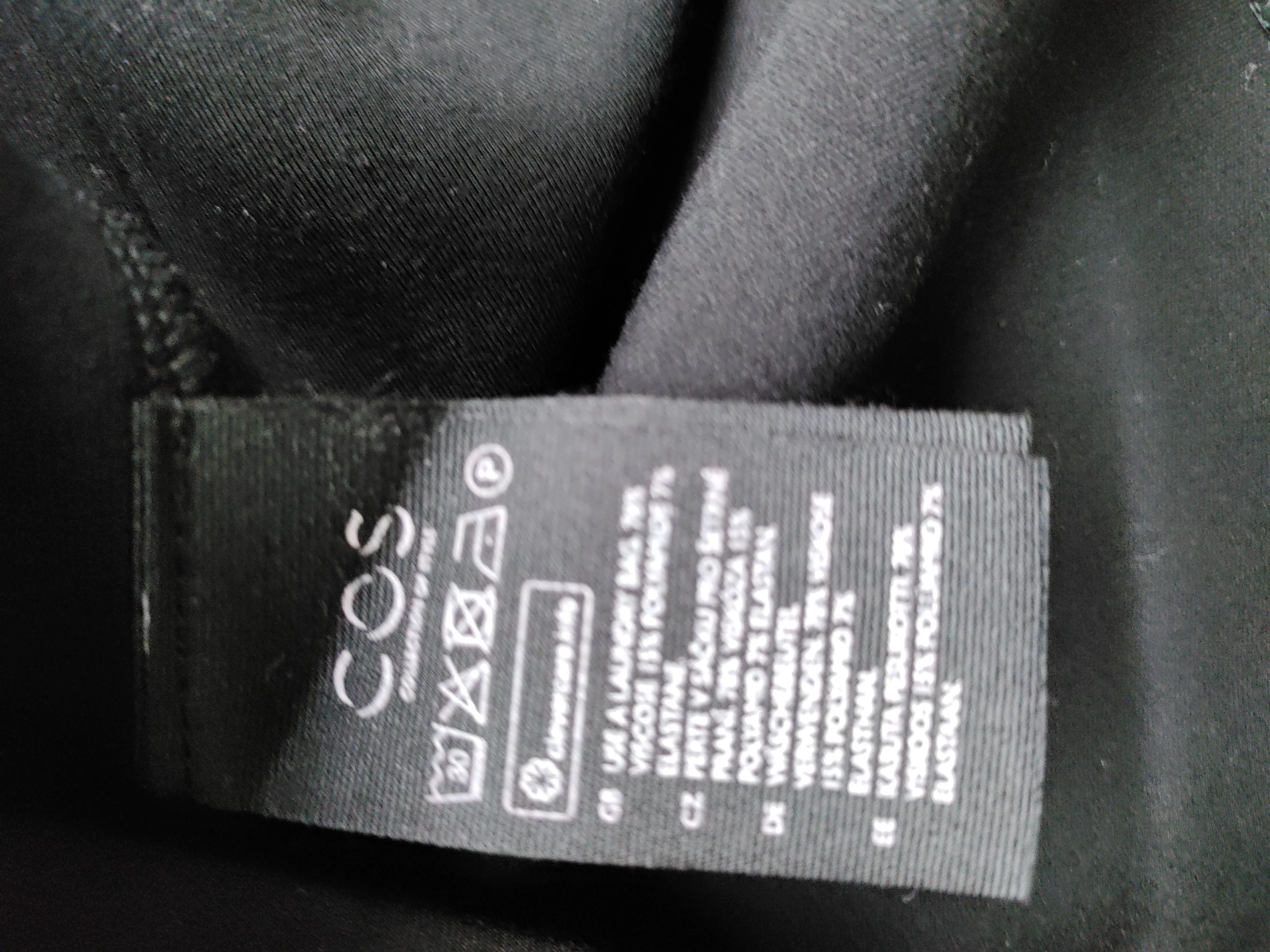COS Bodycon Midi Dress M in Black - Image 6