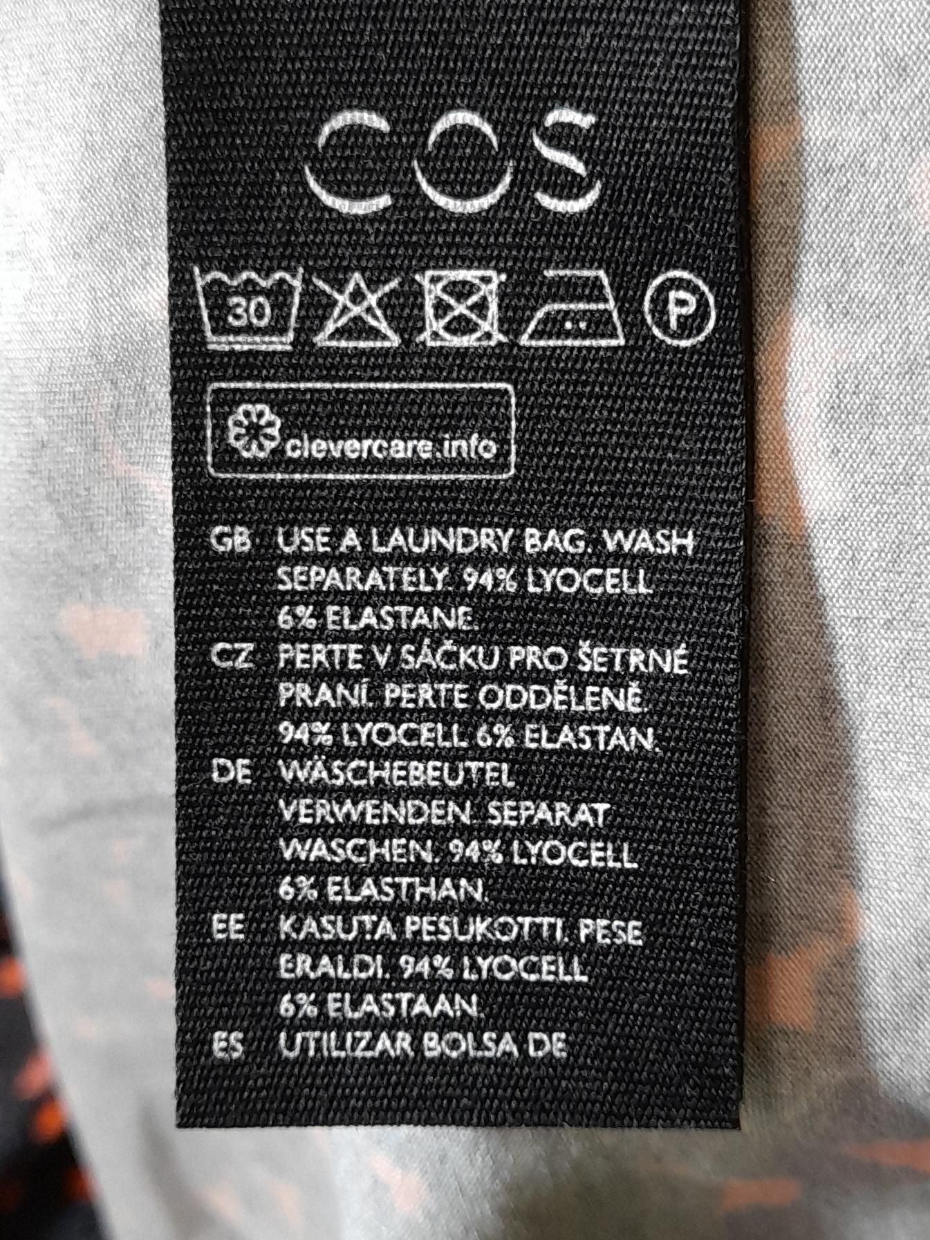 COS Bodycon Midi Dress S in Black - Image 7