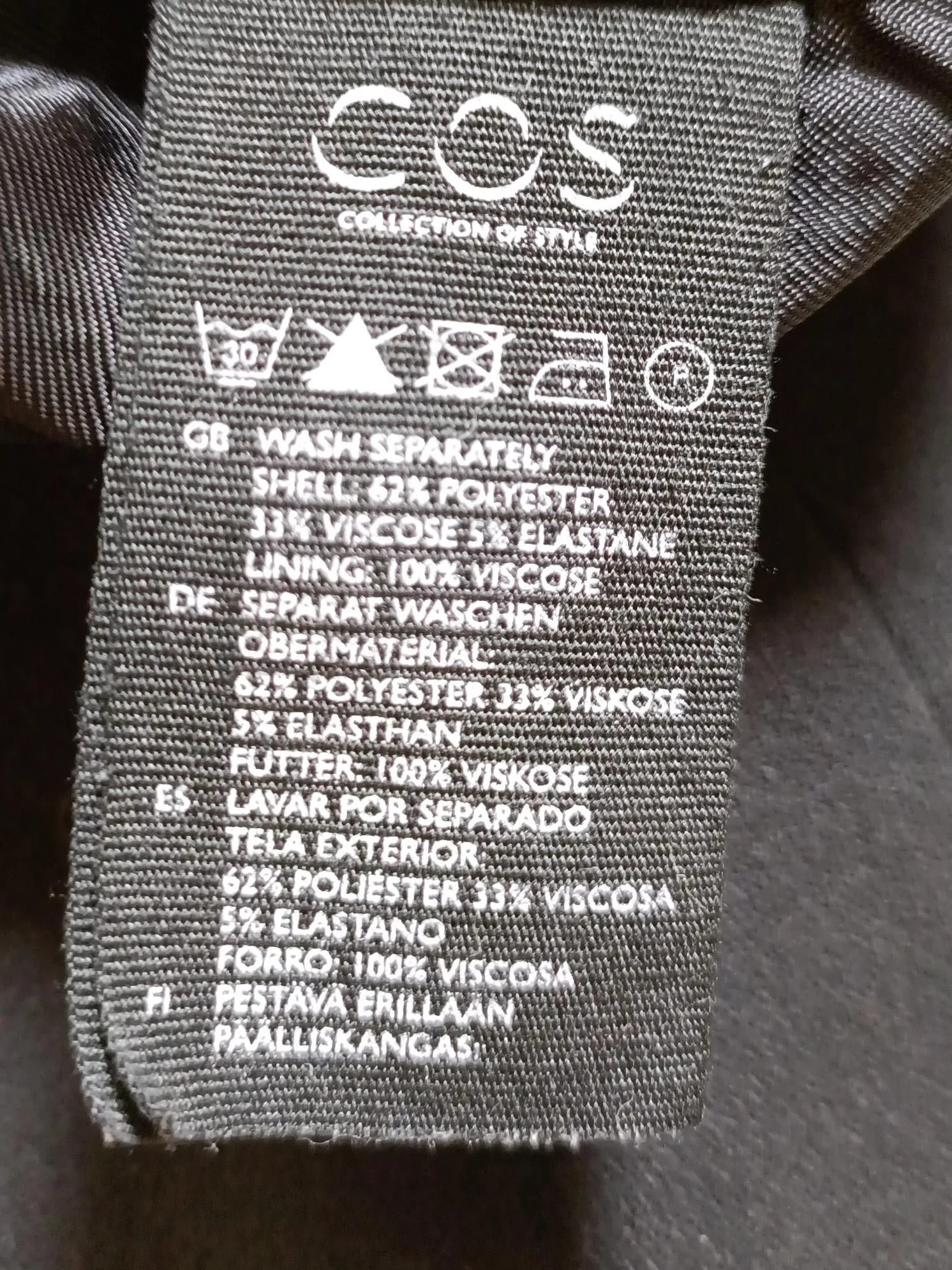 COS Bomber Jacket jacket black - Image 6