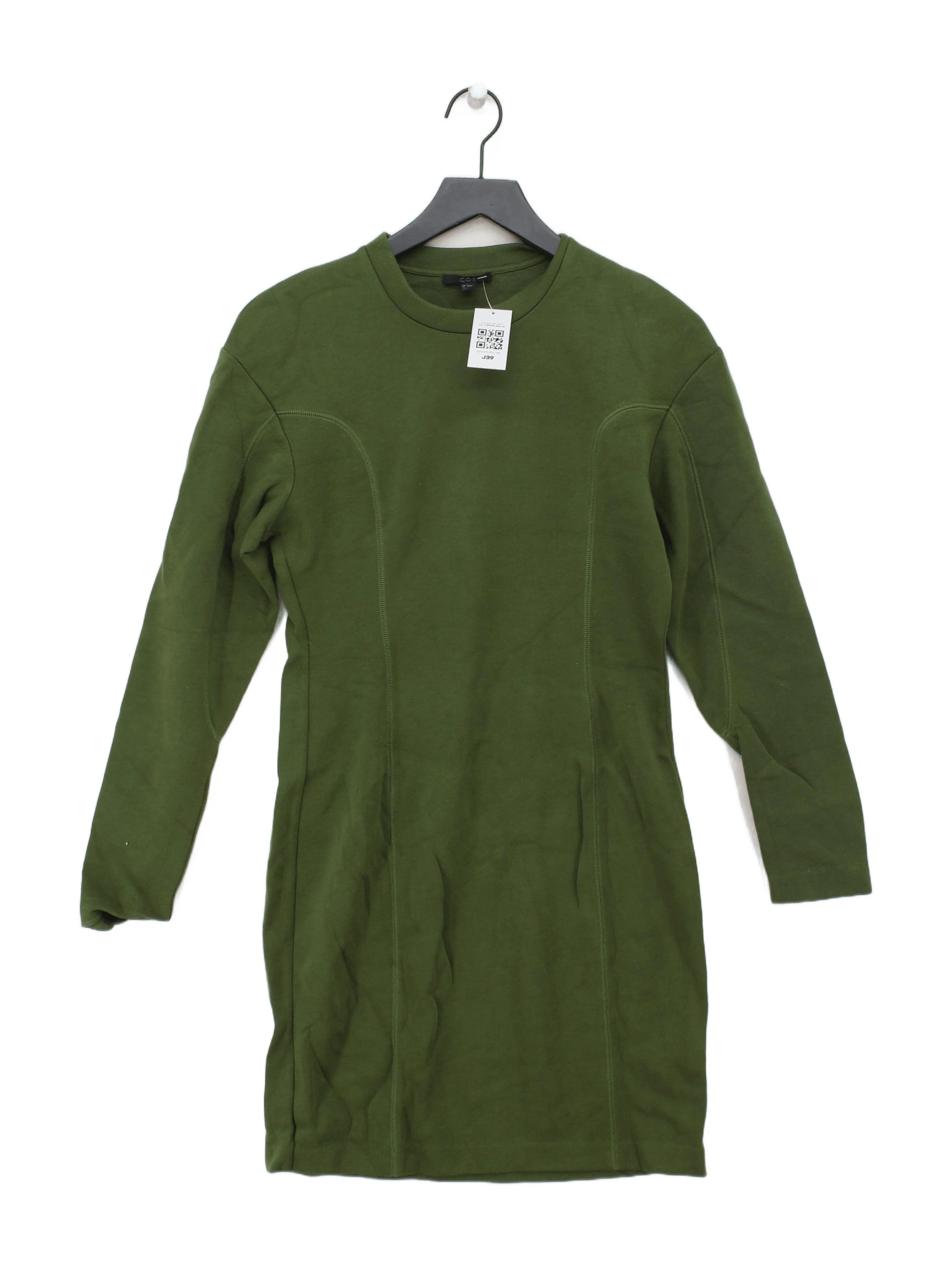 COS Jumper Mini Dress XS in Green