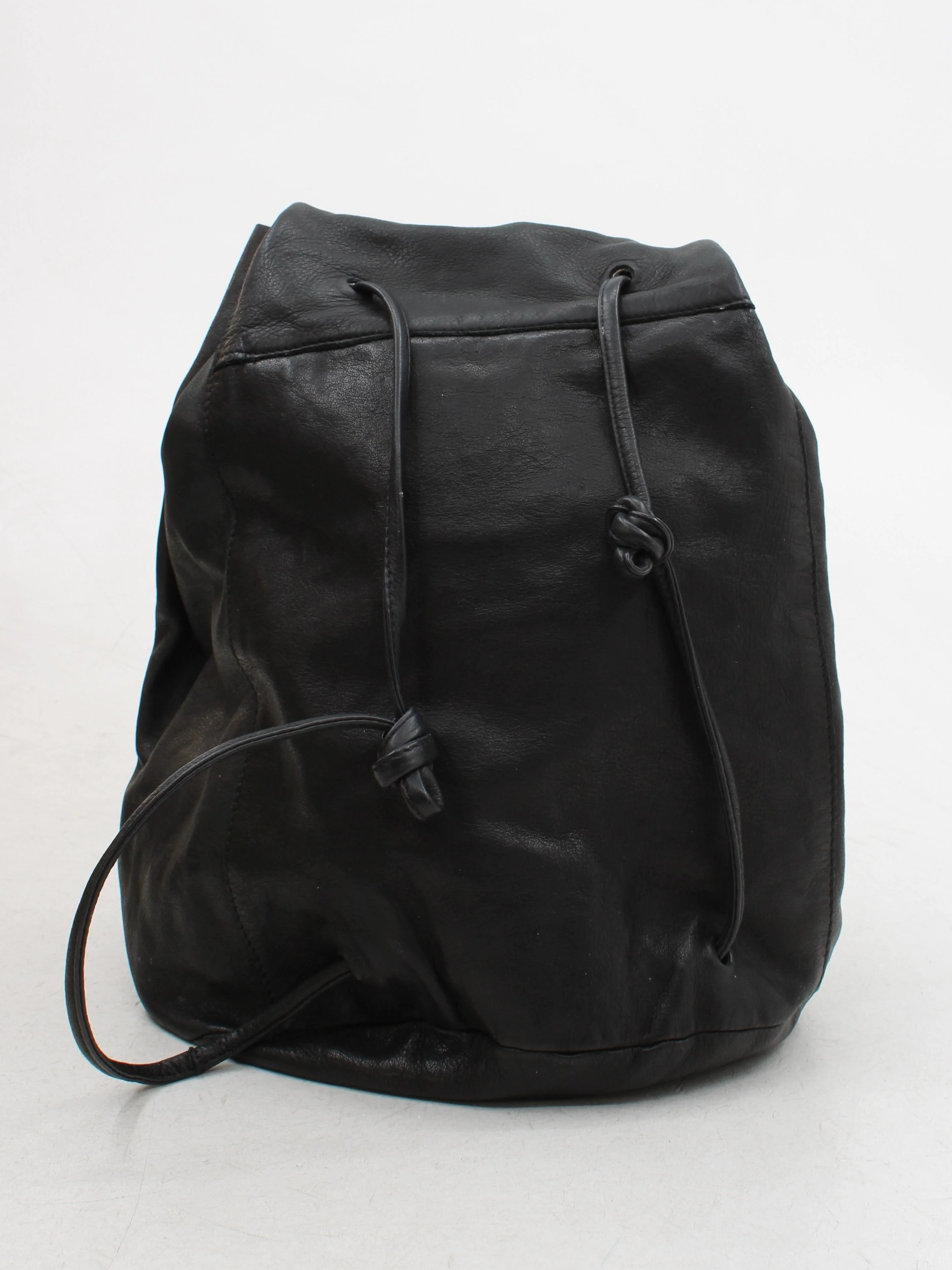 COS Men's Bag Black 100% Leather Backpack - Image 2