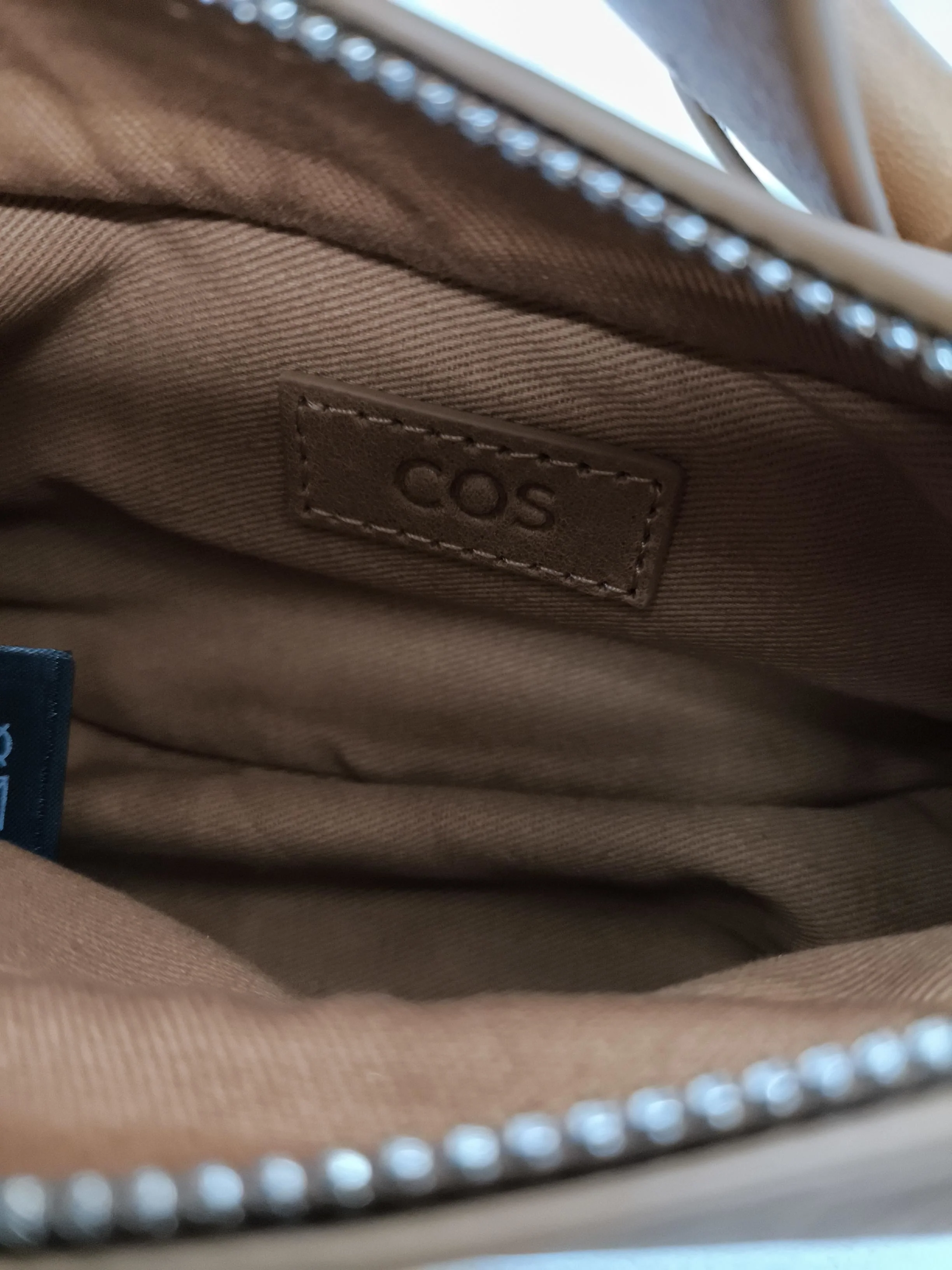 COS Men's Bag Tan Leather with Cotton Belt Bag & Waist Pack - Image 4
