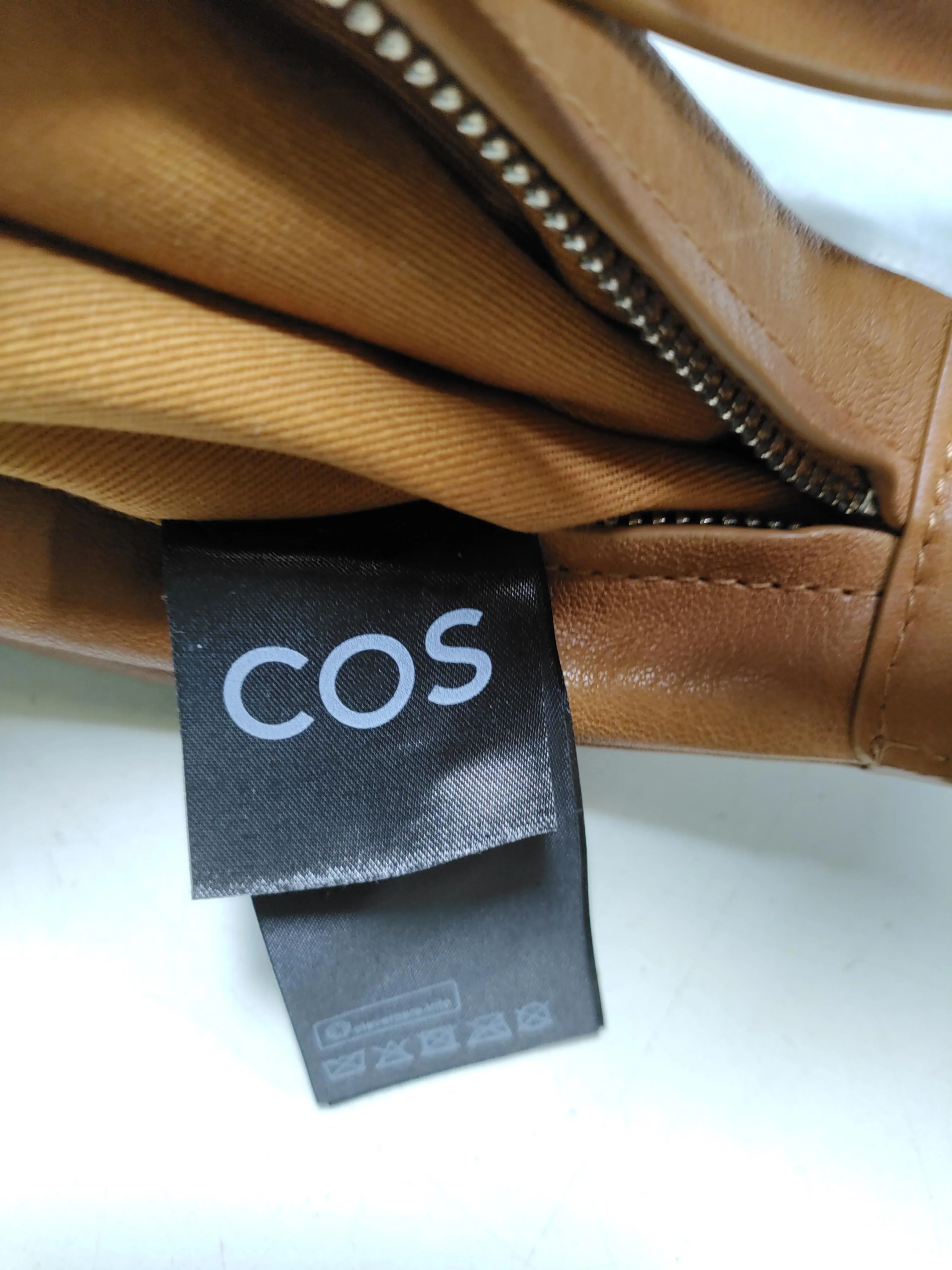 COS Men's Bag Tan Leather with Cotton Belt Bag & Waist Pack - Image 5