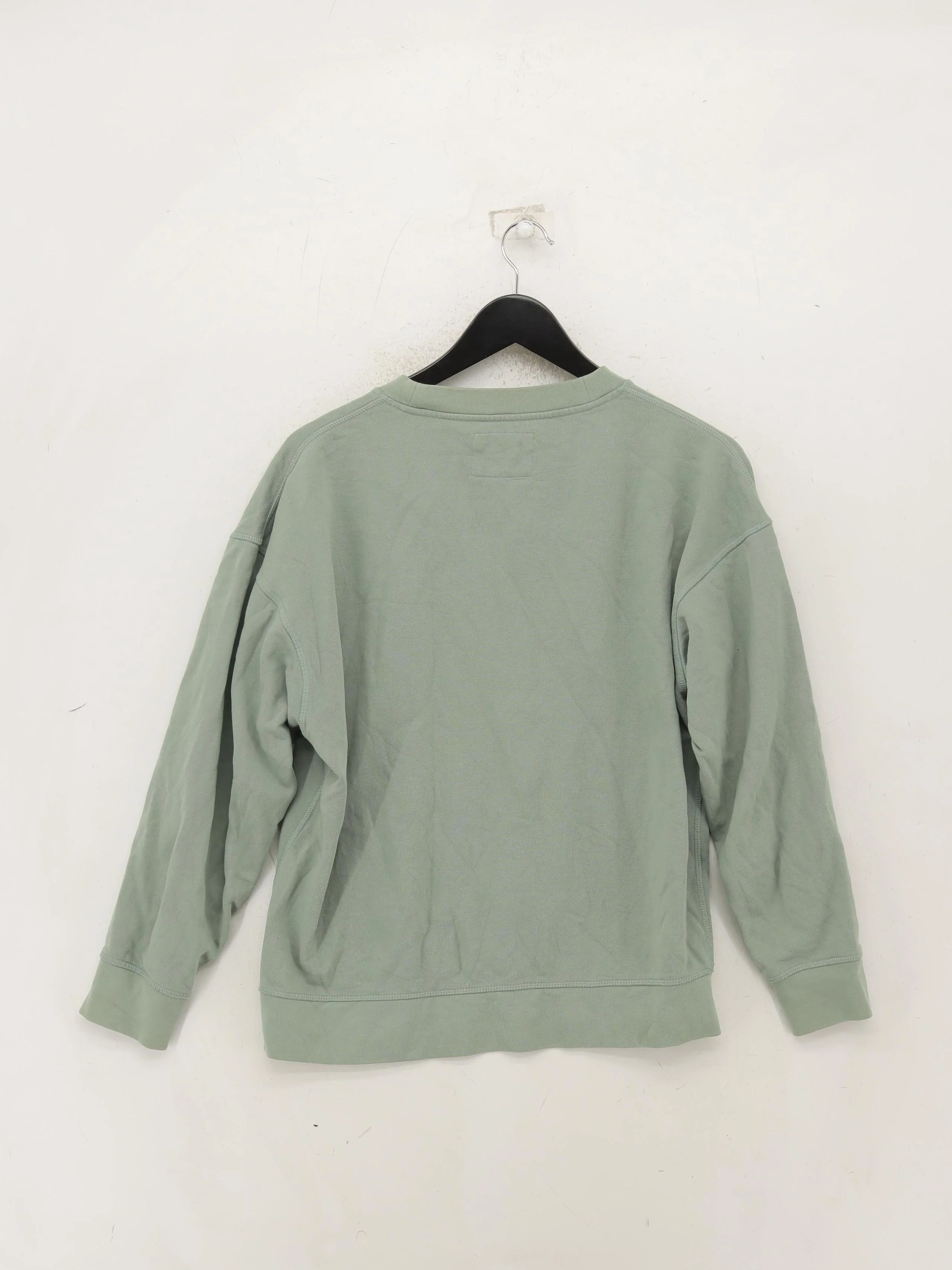 COS Men's Hoodie S Green 100% Cotton Pullover - Image 2