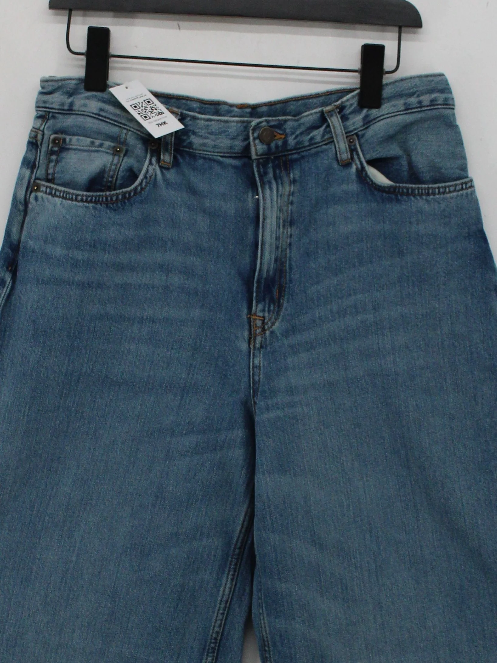COS Men's Jeans M Blue 100% Cotton Wide-Leg - Image 3