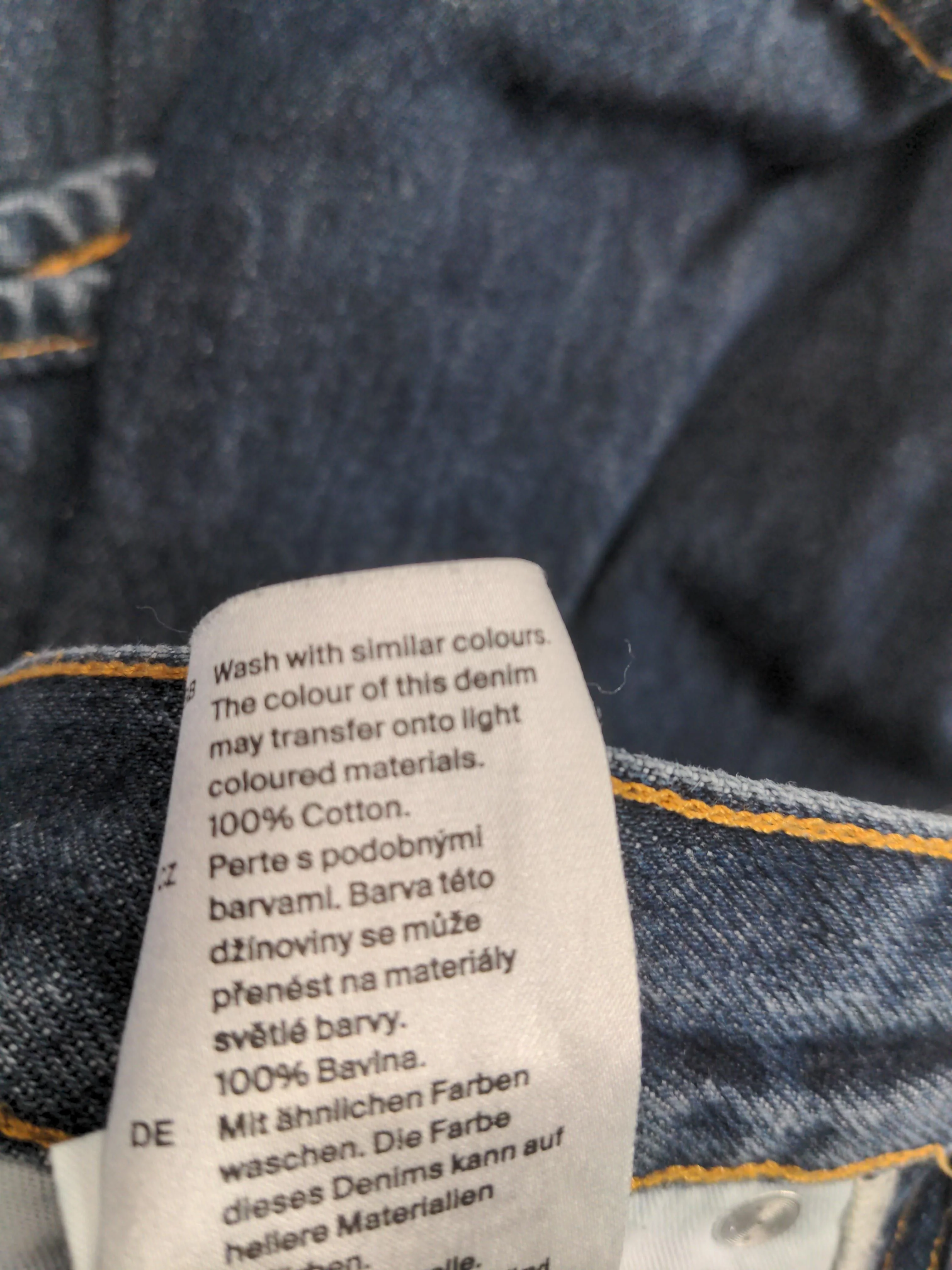 COS Men's Jeans W 24 in Blue 100% Cotton Straight - Image 6