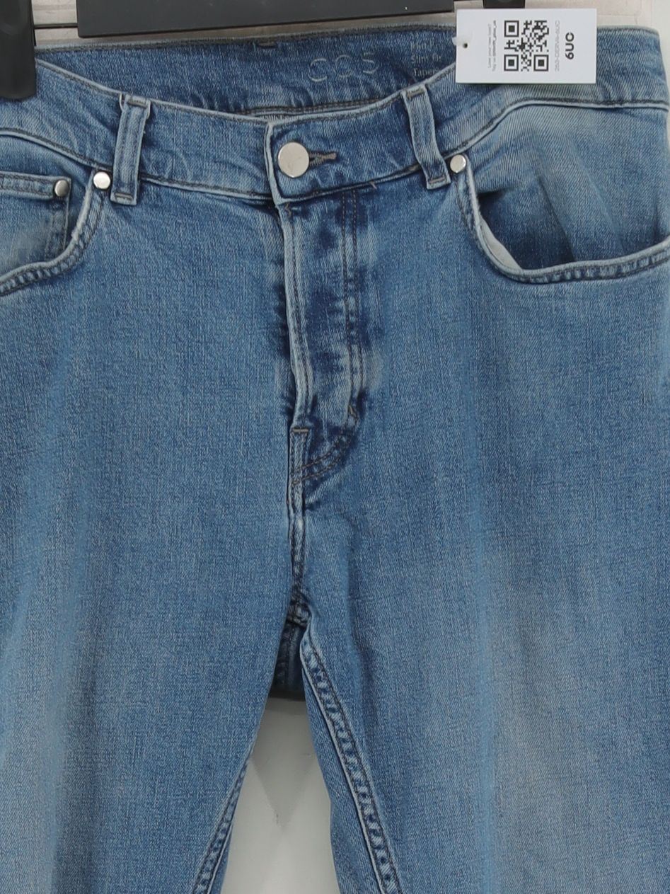 COS Men's Jeans W 30 in Blue Cotton with Elastane Skinny - Image 3