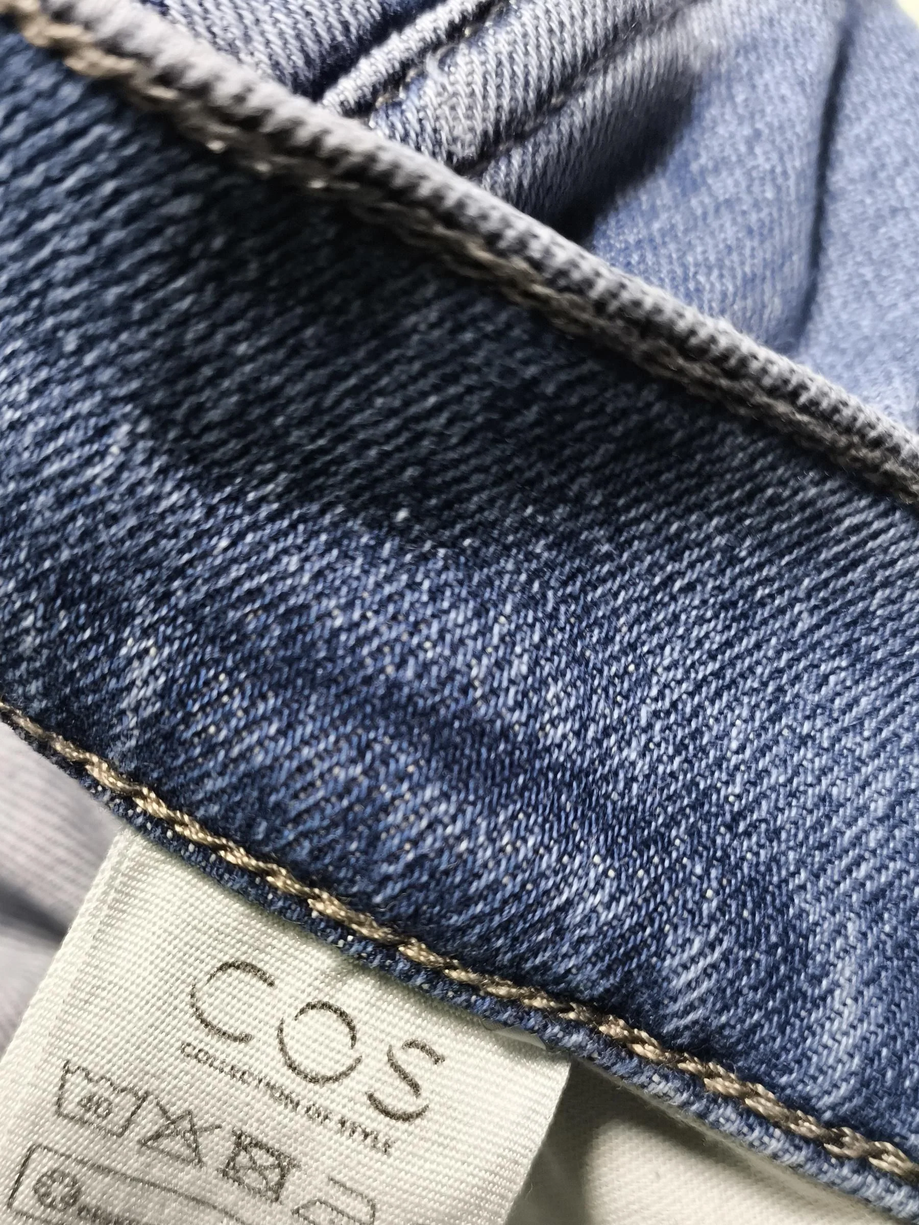 COS Men's Jeans W 30 in Blue Cotton with Elastane Skinny - Image 5