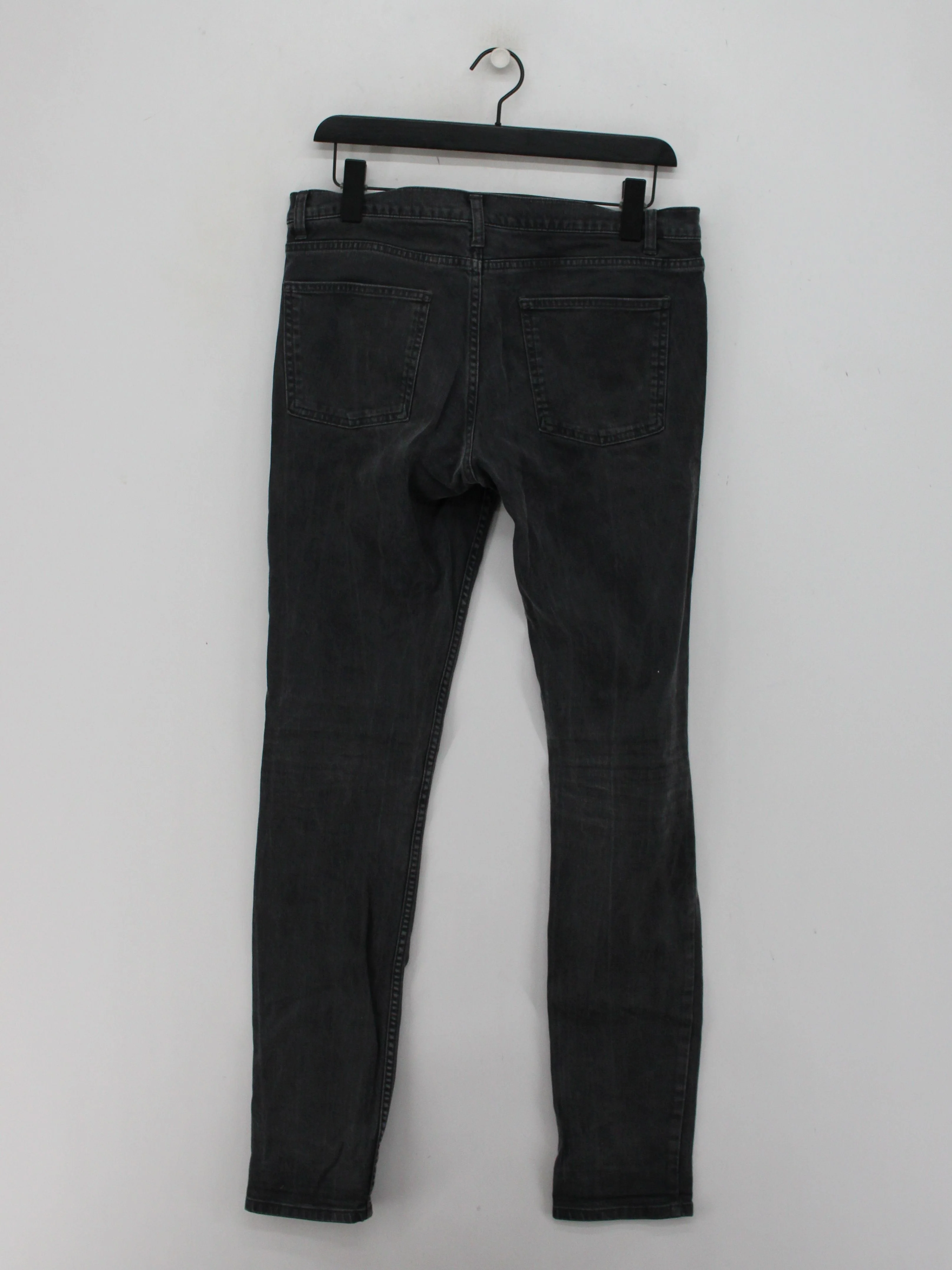 COS Men's Jeans W 31 in Black Cotton with Elastane Skinny - Image 2