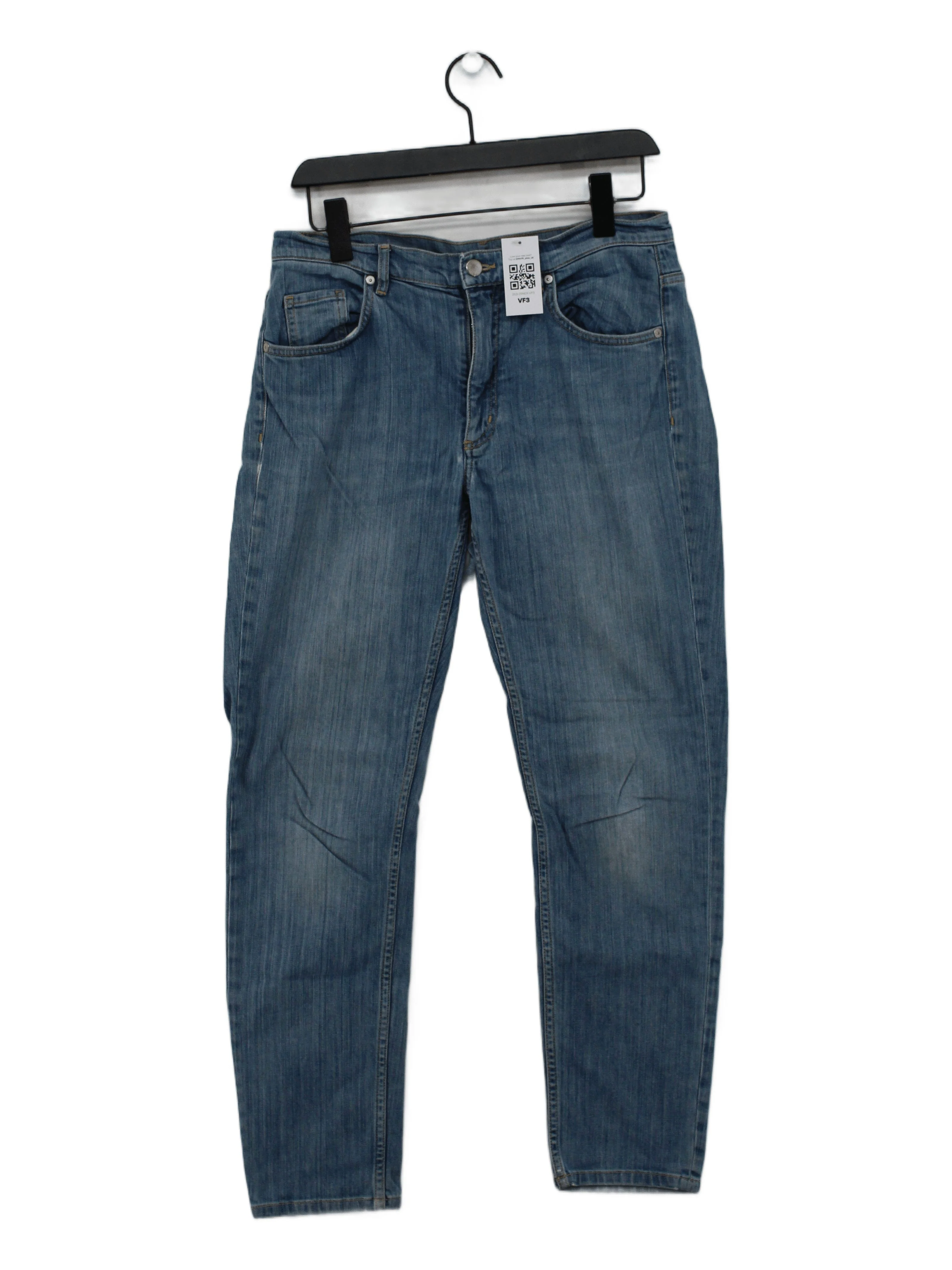 COS Men's Jeans W 31 in Blue Cotton with Elastane Straight