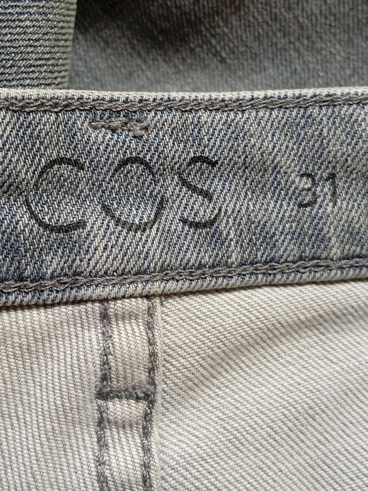 COS Men's Jeans W 31 in Grey Cotton with Polyester, Elastane Skinny - Image 5