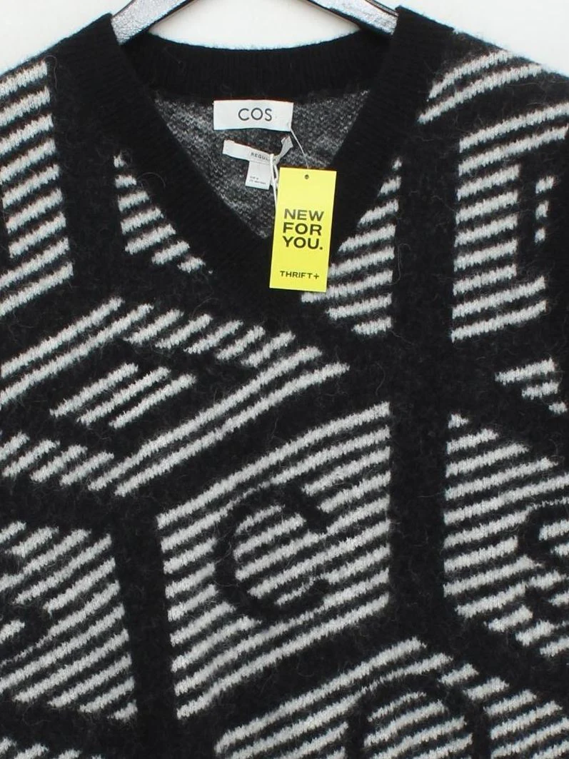 COS Men's Jumper M Multi Wool with Polyester, Elastane, Other Vest New with tags - Image 3