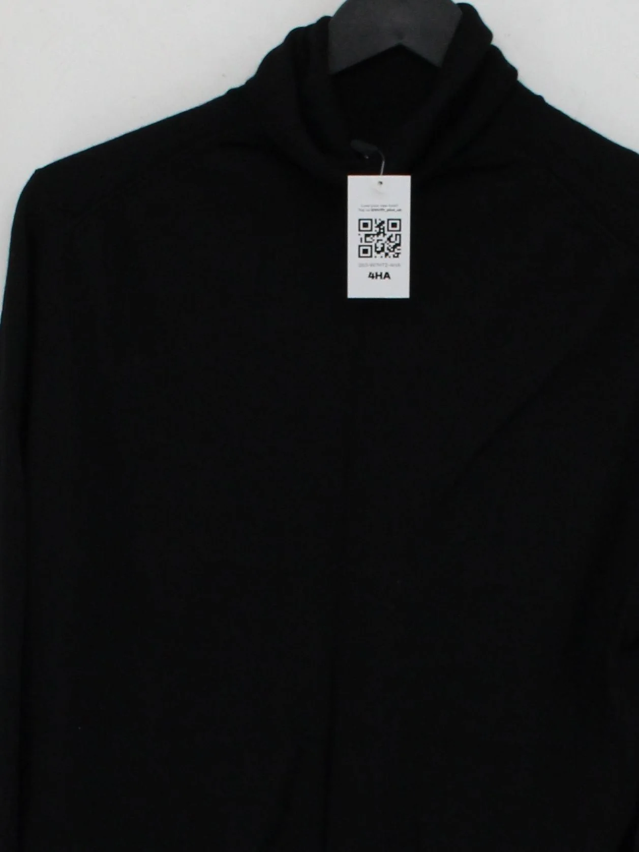 COS Men's Jumper S Black 100% Wool Roll Neck Pullover - Image 3