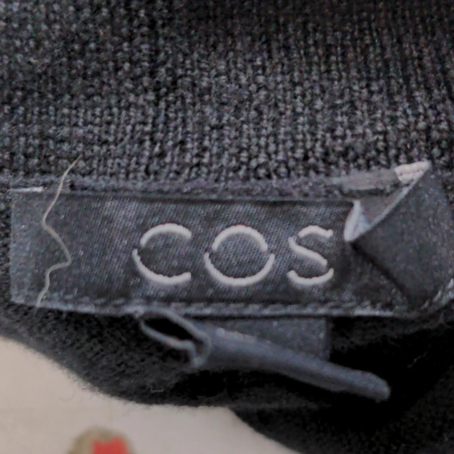 COS Men's Jumper S Black 100% Wool Roll Neck Pullover - Image 5