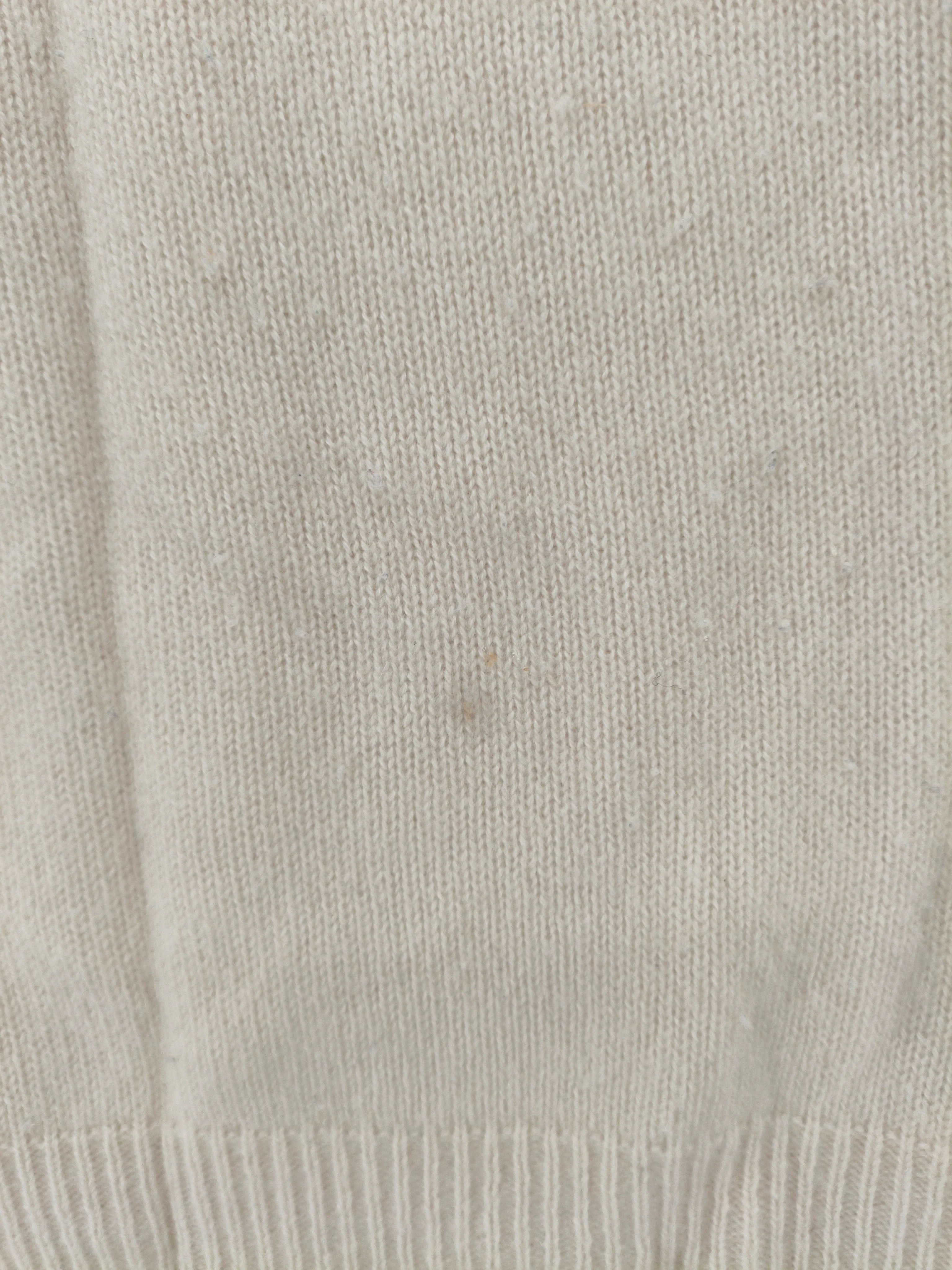 COS Men's Jumper S Cream 100% Cashmere Crew Neck Pullover - Image 6