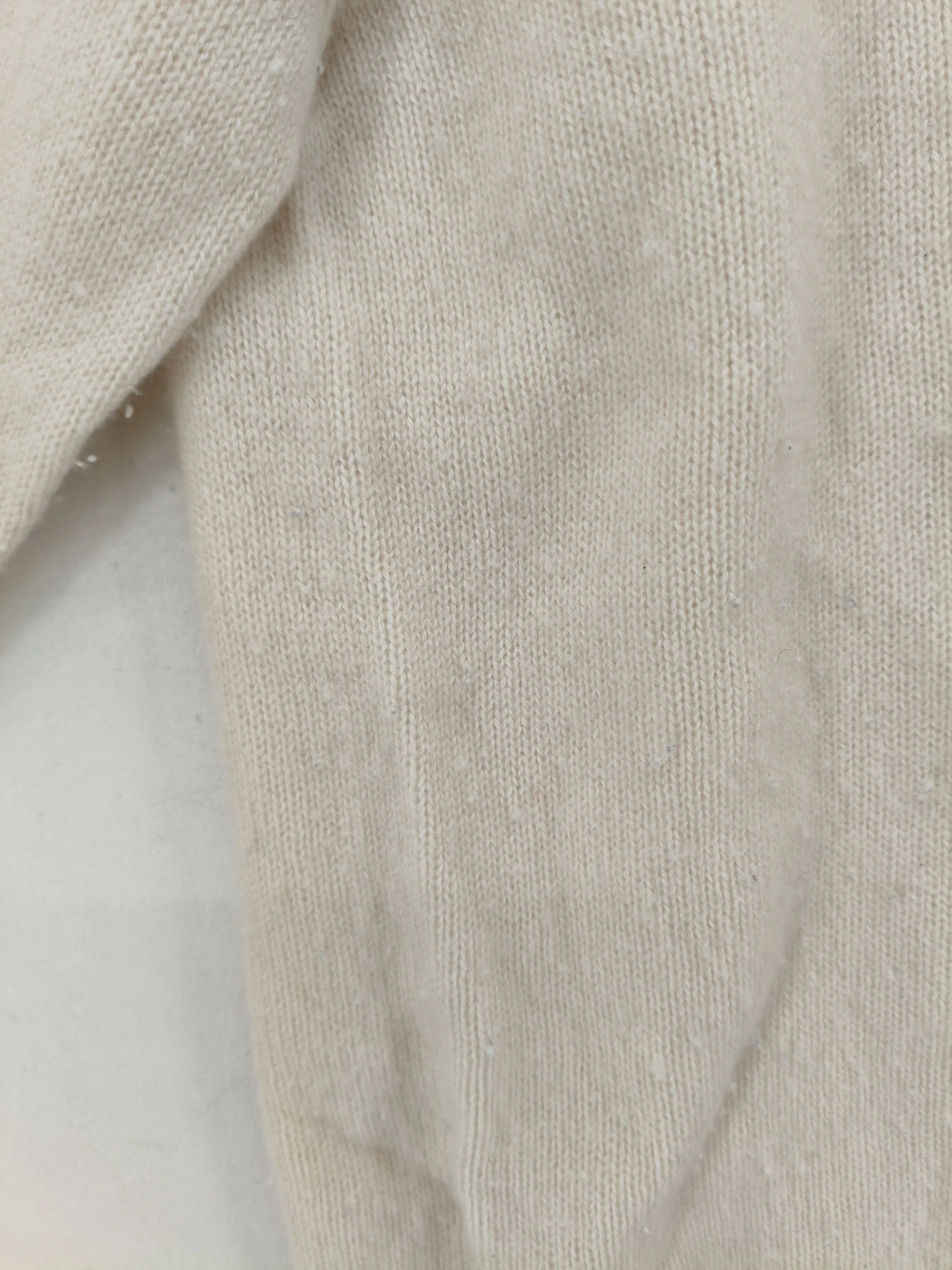COS Men's Jumper S Cream 100% Cashmere Crew Neck Pullover - Image 7