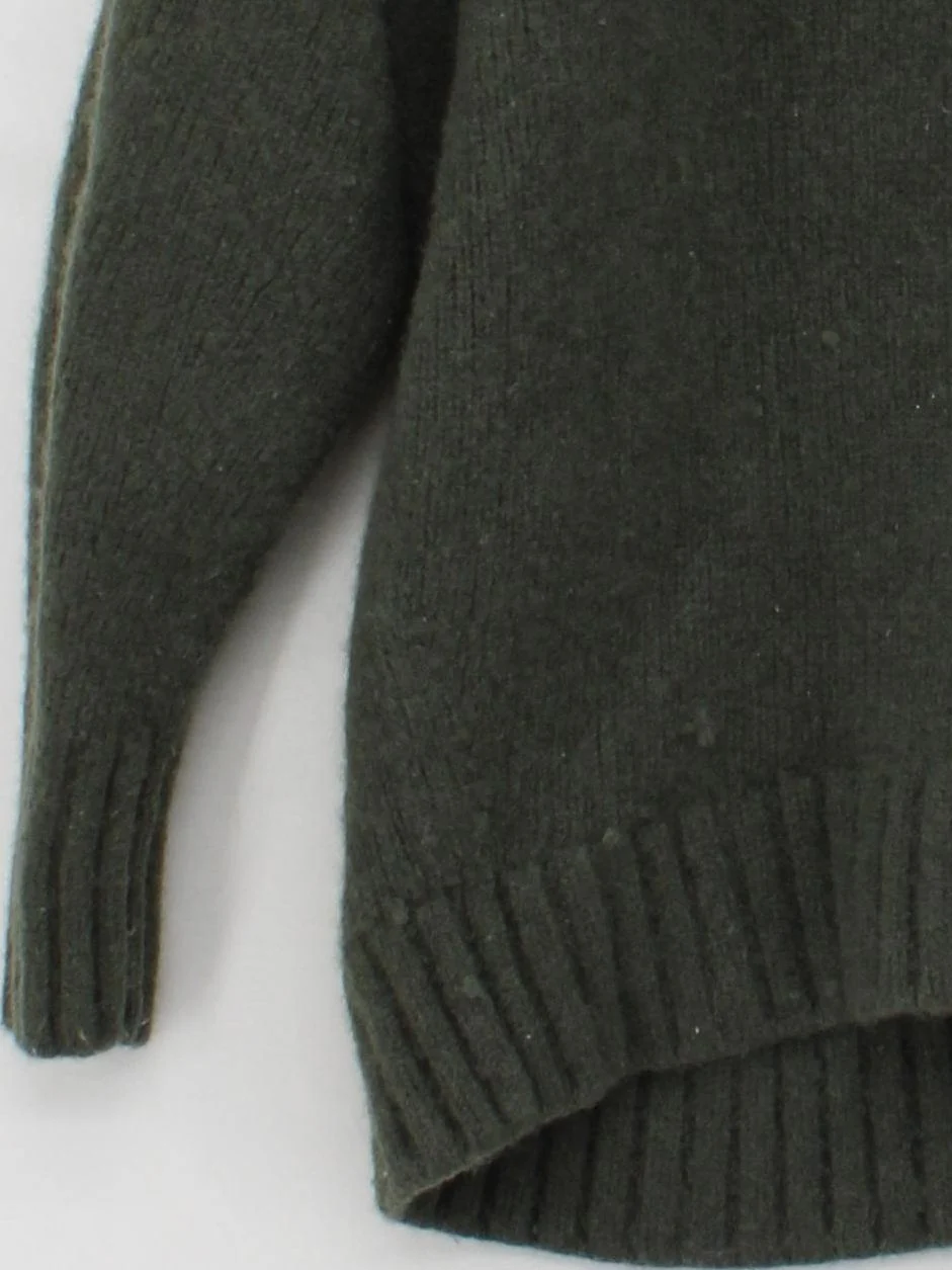 COS Men's Jumper S Green 100% Cashmere Crew Neck Pullover - Image 4