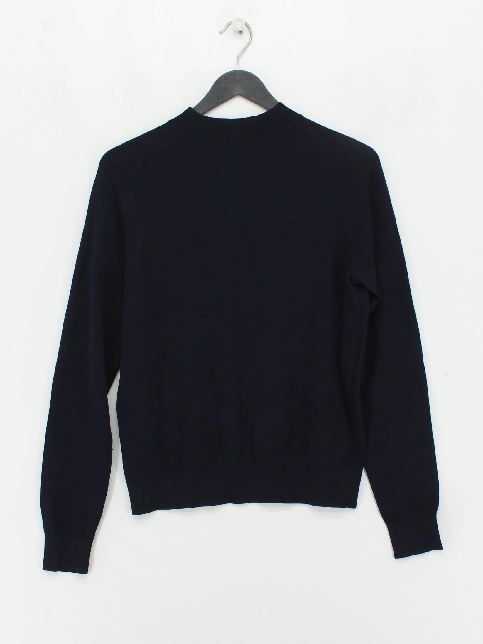 COS Men's Jumper XS Blue Viscose with Polyester Crew Neck Pullover - Image 2
