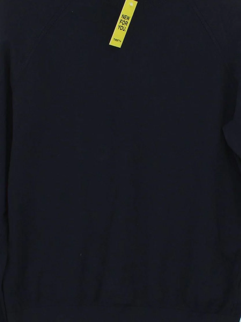 COS Men's Jumper XS Blue Viscose with Polyester Crew Neck Pullover - Image 3