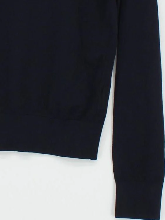 COS Men's Jumper XS Blue Viscose with Polyester Crew Neck Pullover - Image 4