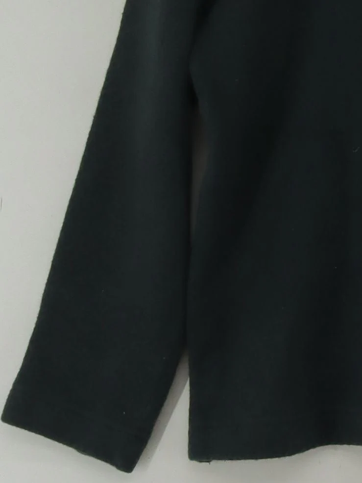 COS Men's Polo M Grey Wool with Polyester, Cotton Basic - Image 4