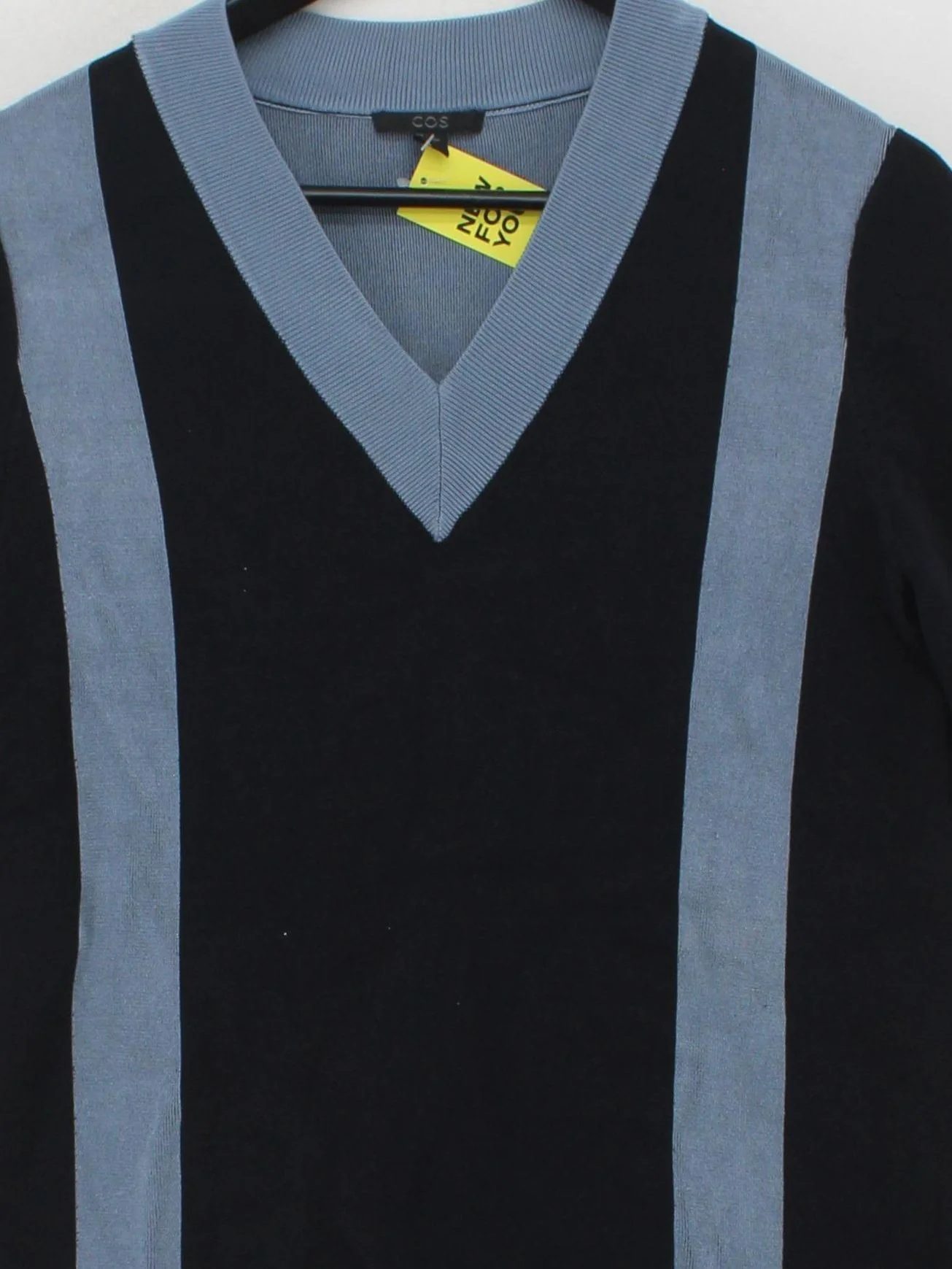 COS Men's Polo S Black Viscose with Polyamide, Elastane Basic - Image 3