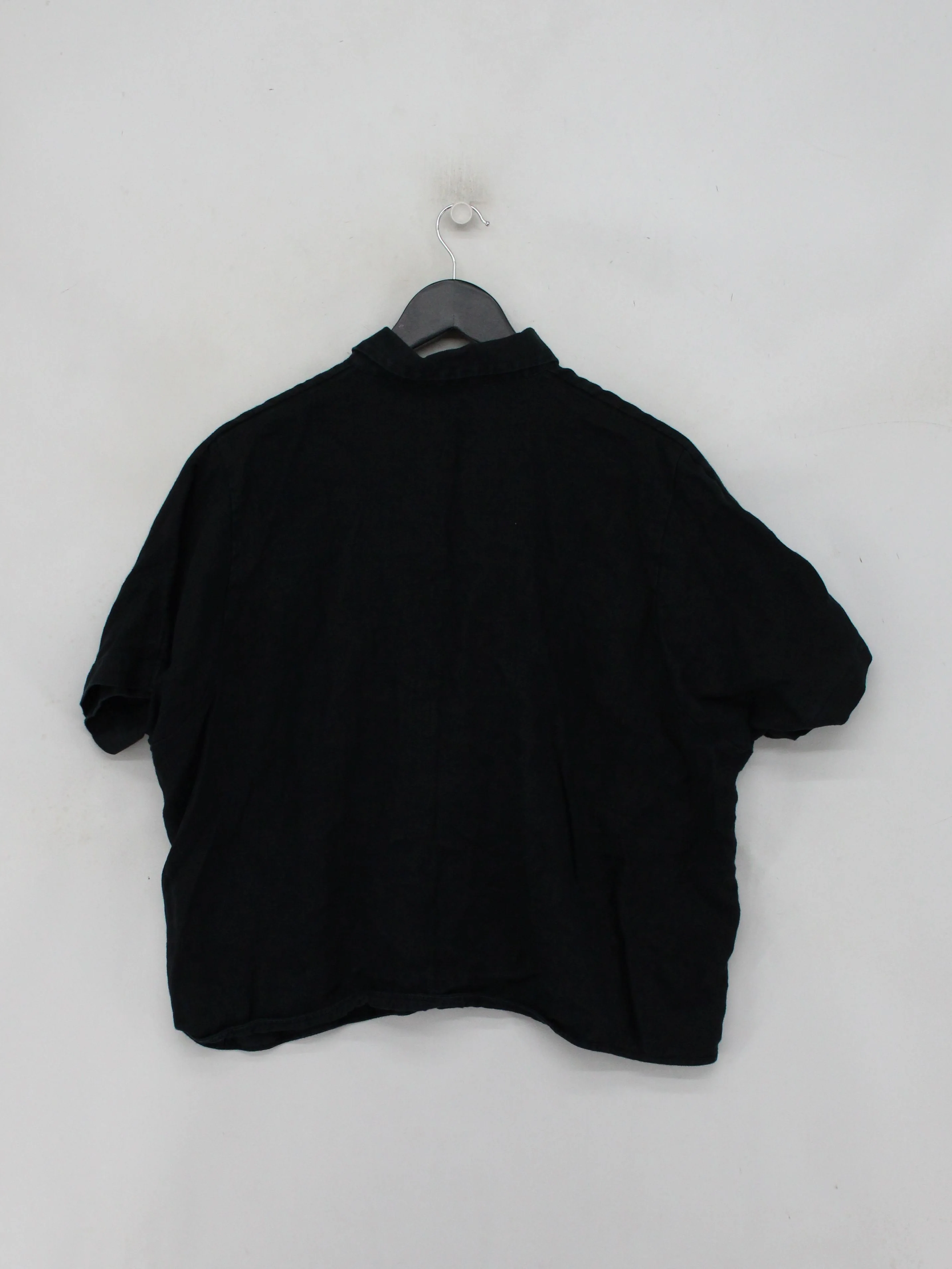 COS Men's Shirt M Black 100% Linen Basic - Image 2