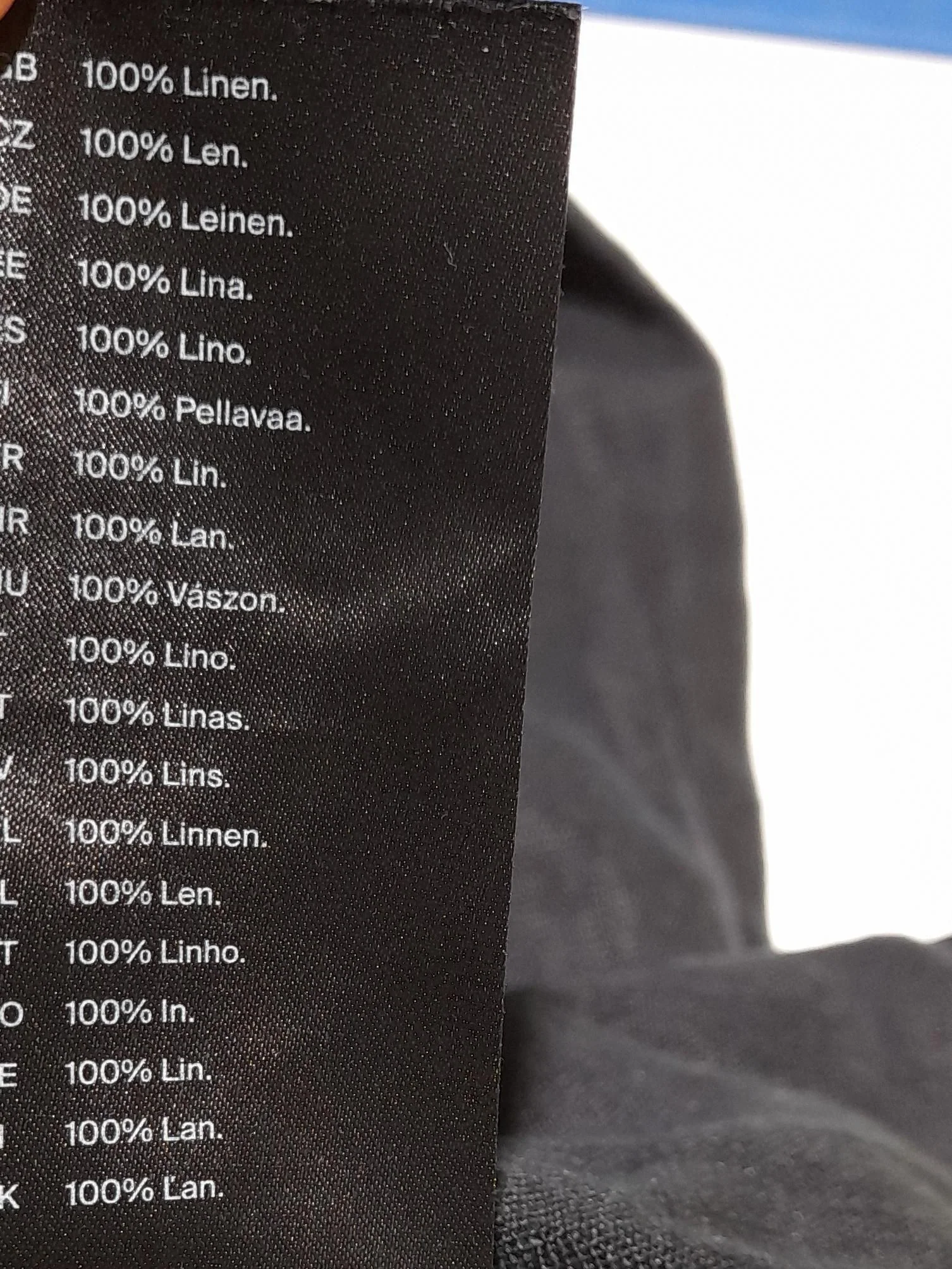 COS Men's Shirt M Black 100% Linen Basic - Image 6