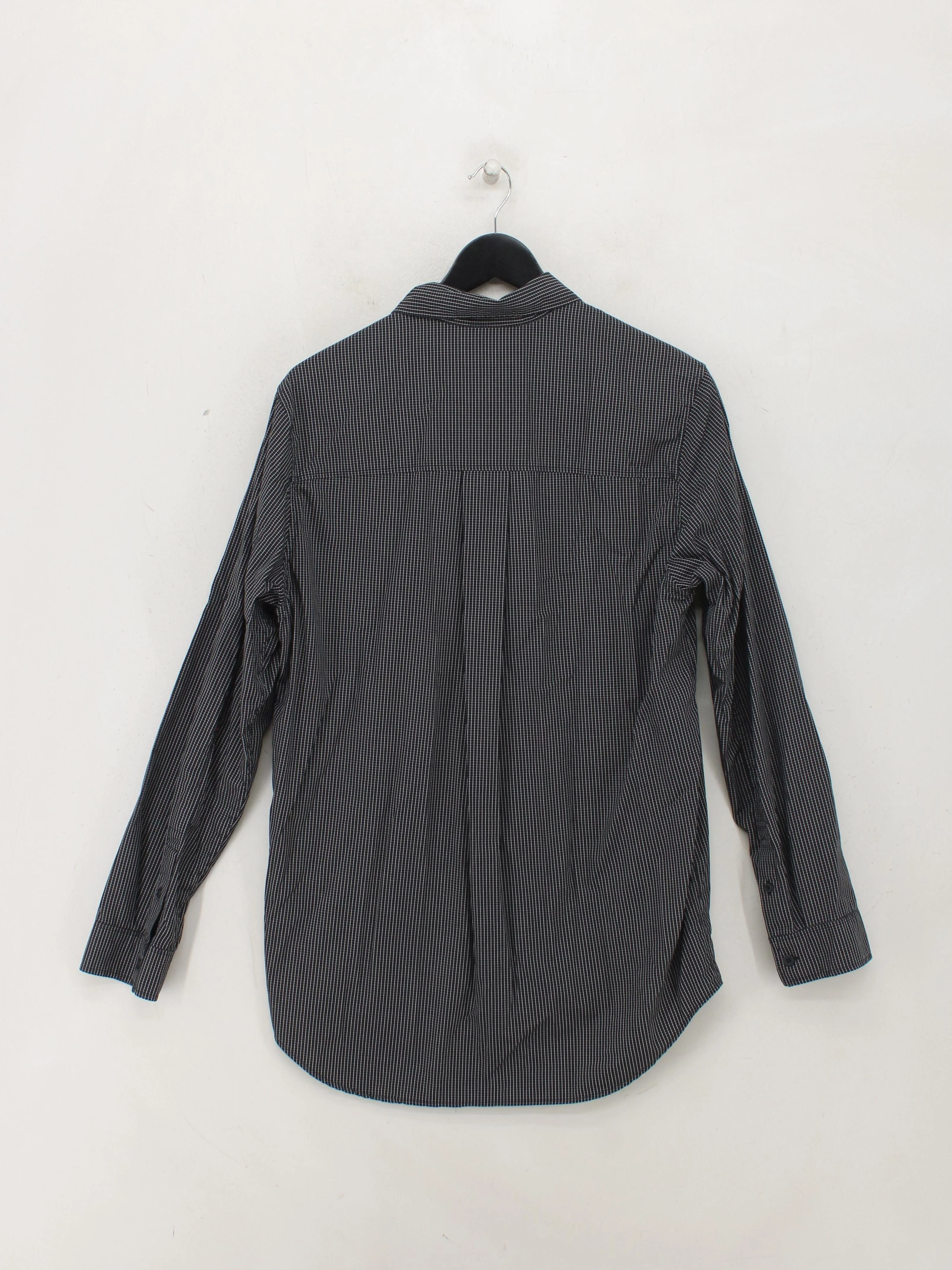 COS Men's Shirt S Black Checkered 100% Cotton Basic - Image 2