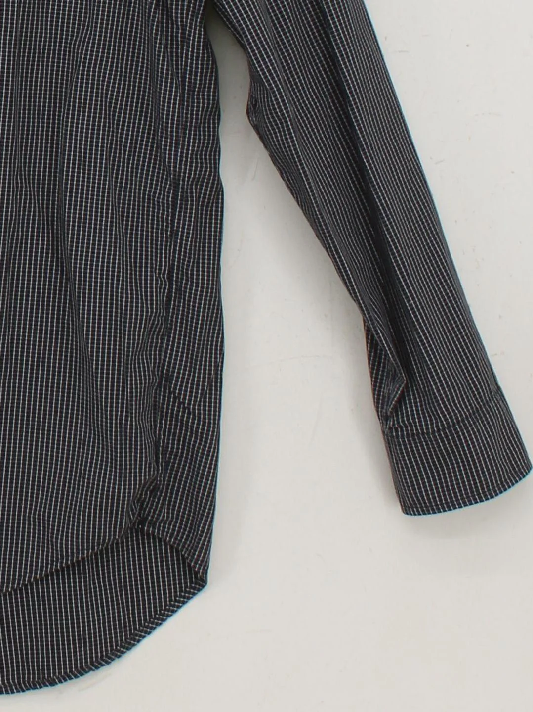 COS Men's Shirt S Black Checkered 100% Cotton Basic - Image 4