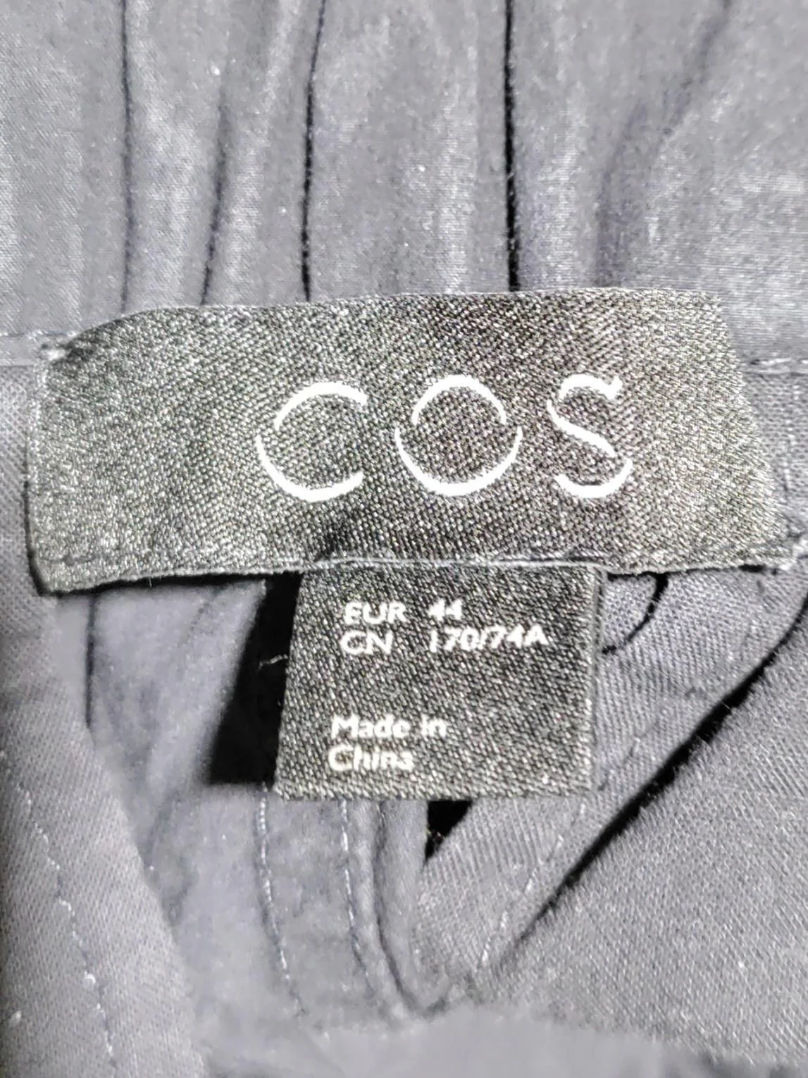 COS Men's Shorts L Black 100% Cotton Chino - Image 5