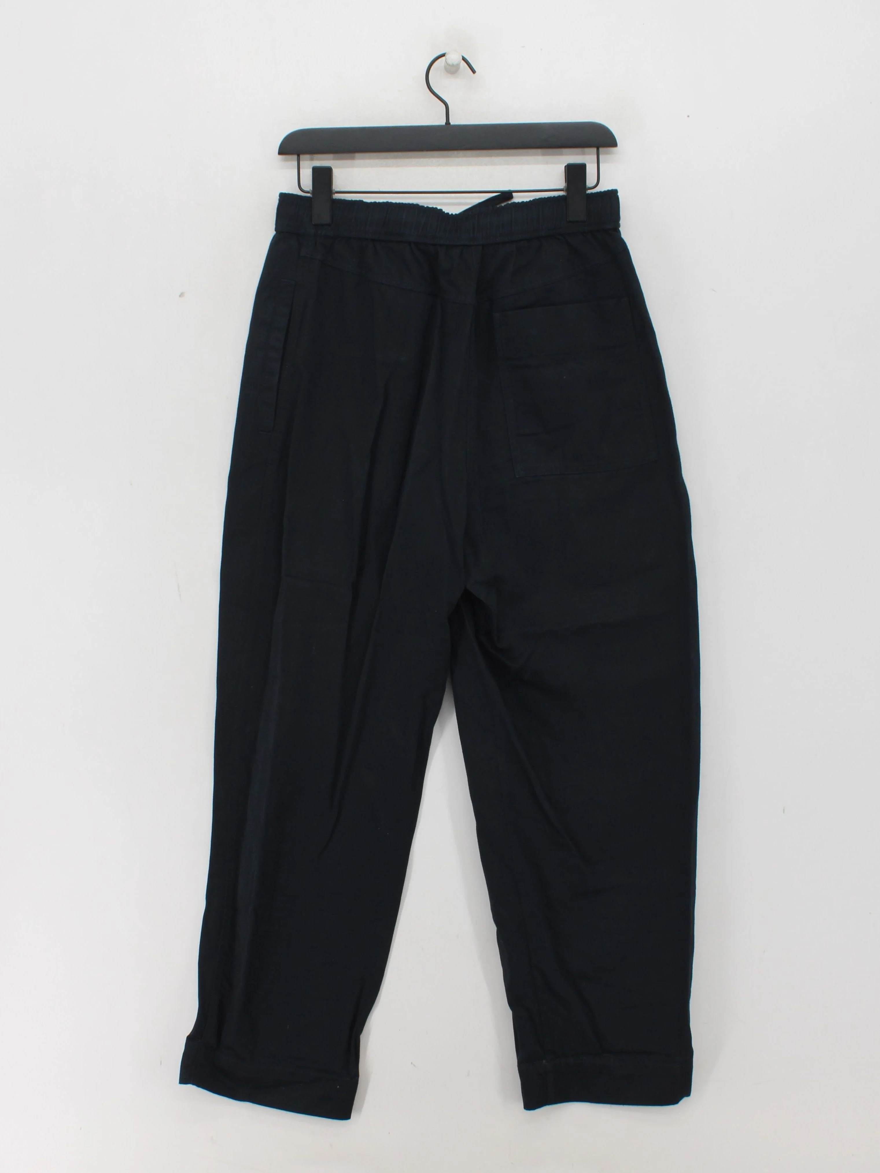COS Men's Sports Bottoms S Black Cotton with Lyocell Modal, Linen Sweatpants - Image 2