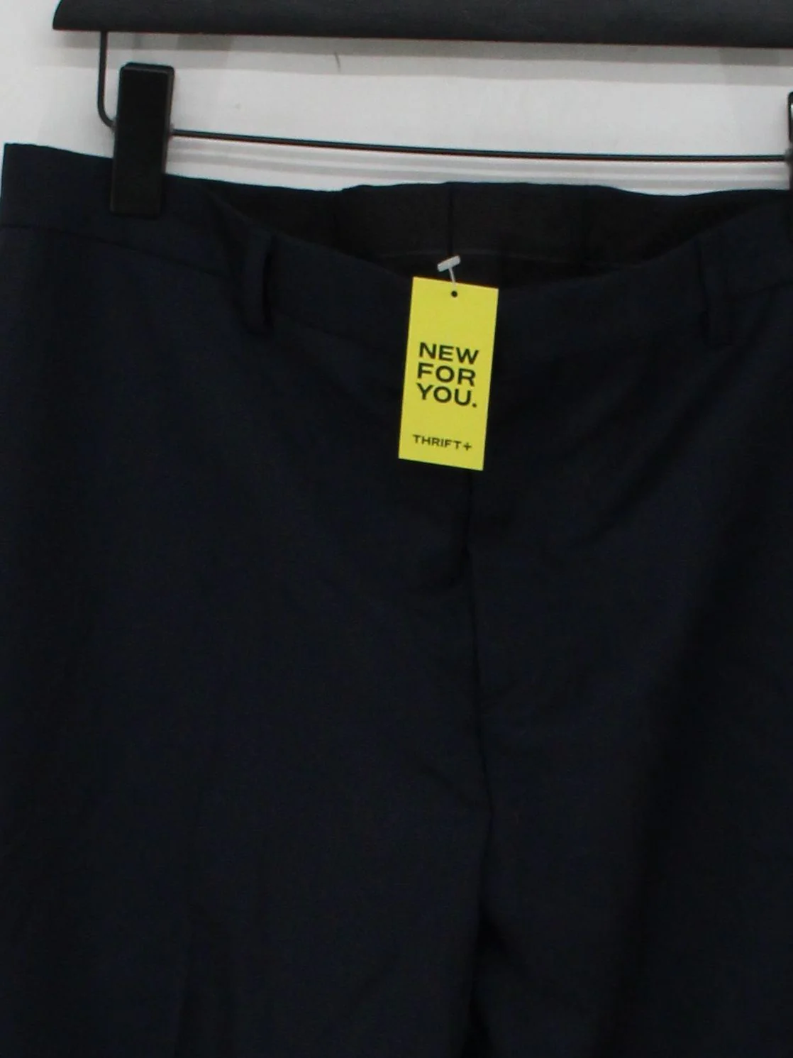 COS Men's Suit Trousers M Black 100% Wool Straight Dress Pants - Image 3