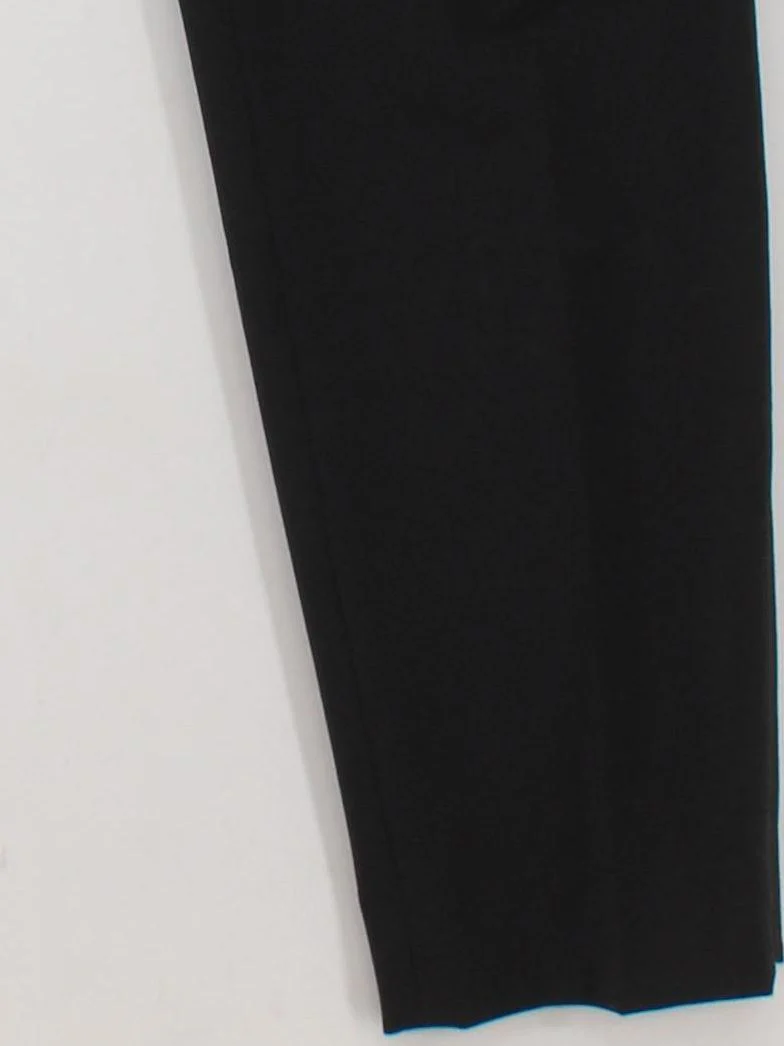 COS Men's Suit Trousers W 32 in Black Wool with Polyester, Elastane Dress Pants - Image 4