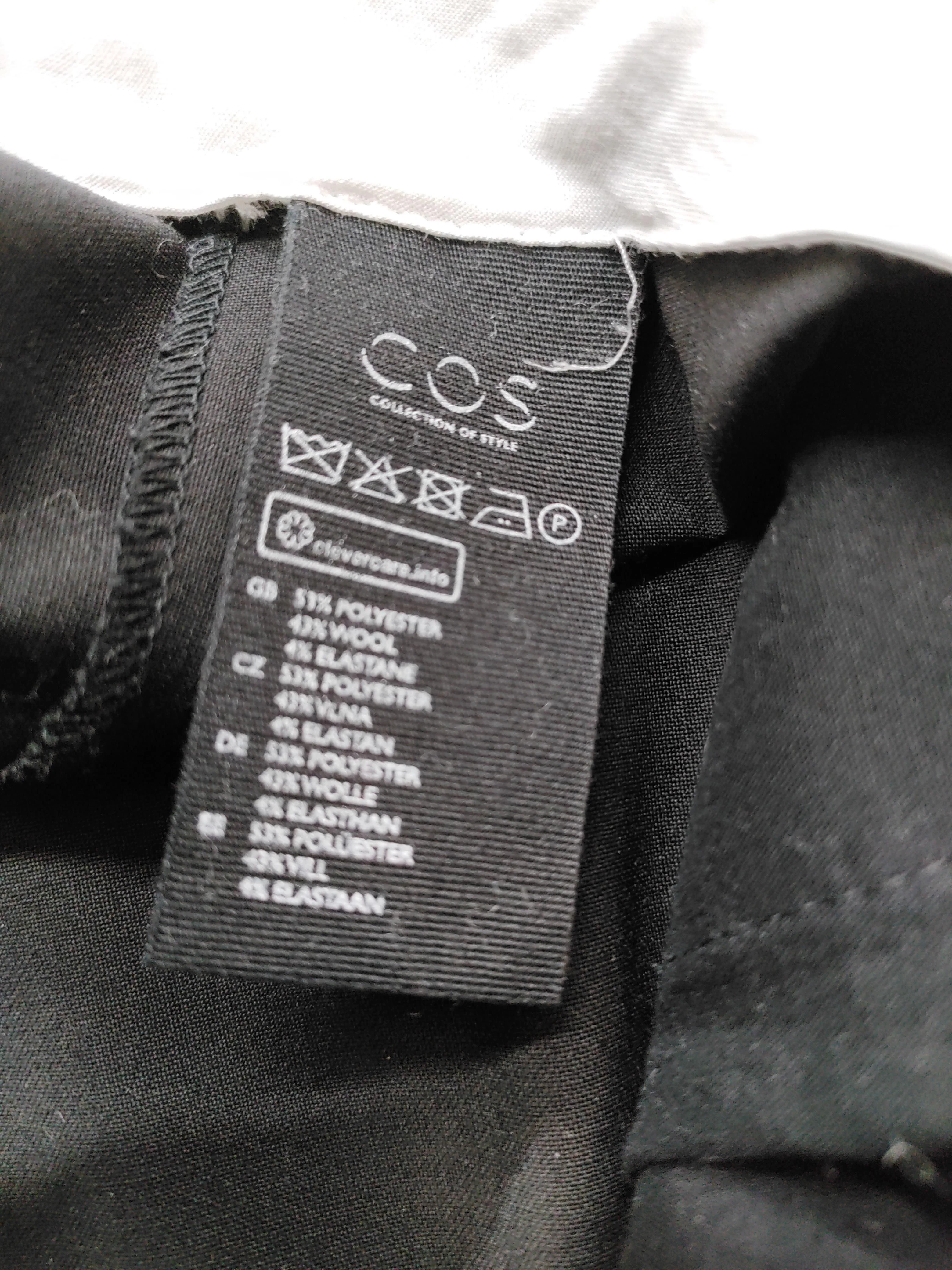 COS Men's Suit Trousers W 32 in Black Wool with Polyester, Elastane Dress Pants - Image 6
